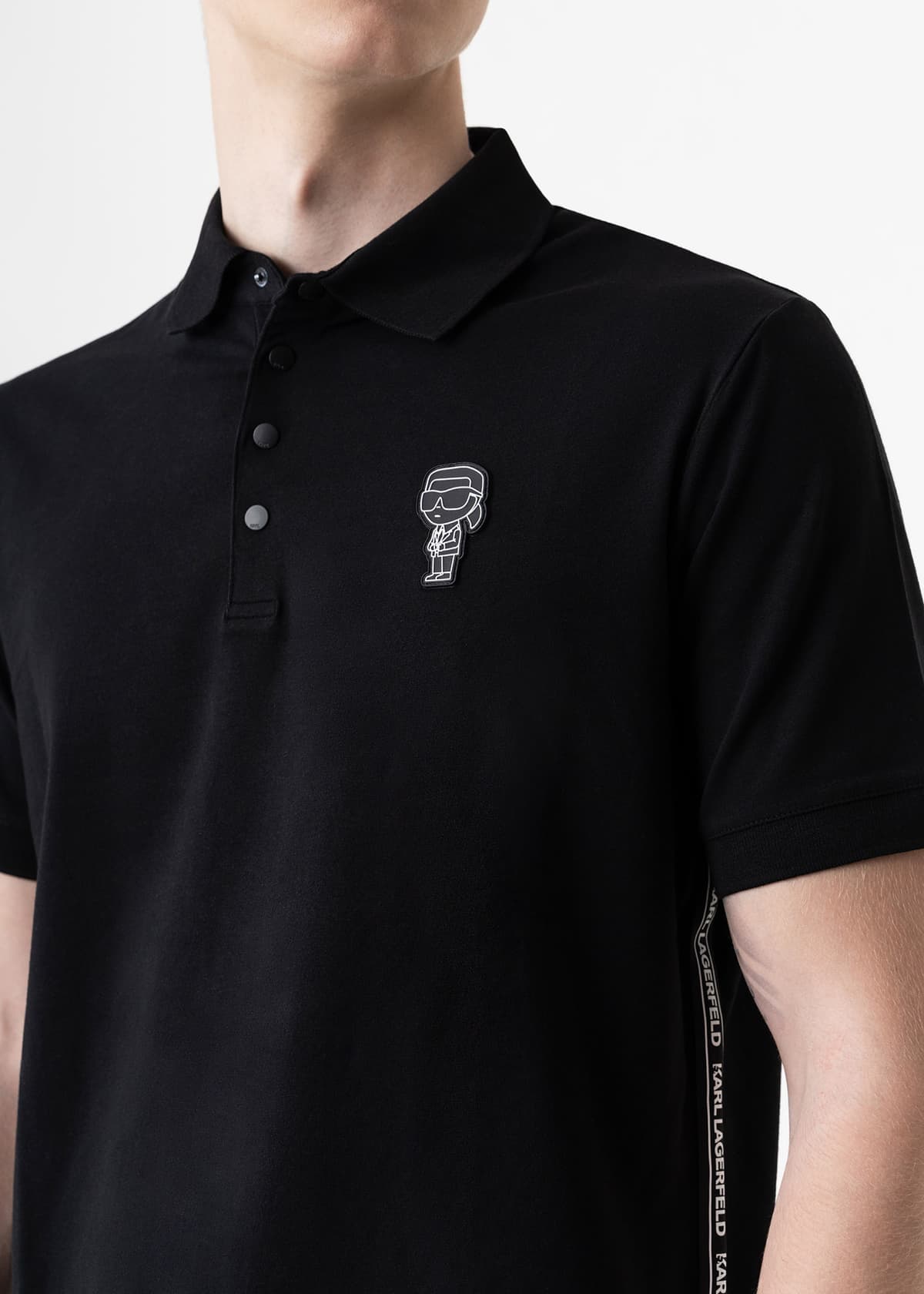 Men's Polo Shirts Karl Lagerfeld Black