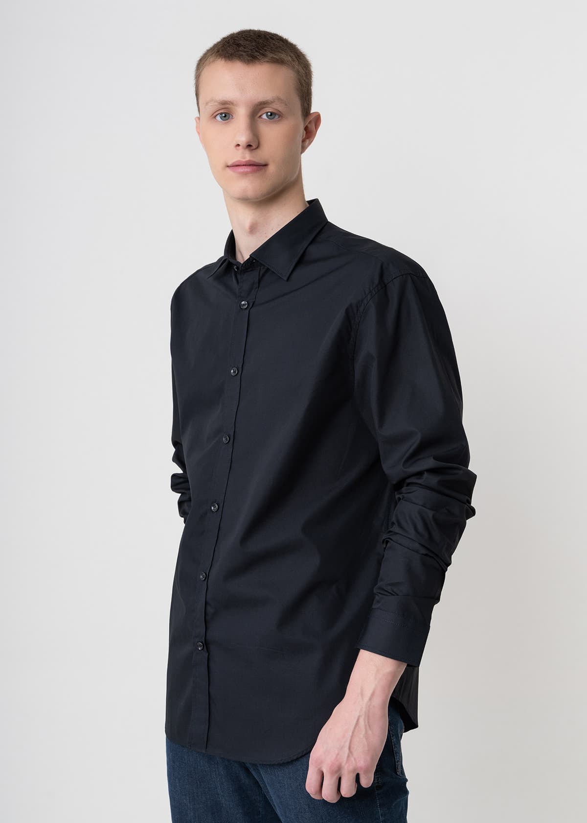 Men's Shirts Moschino Black