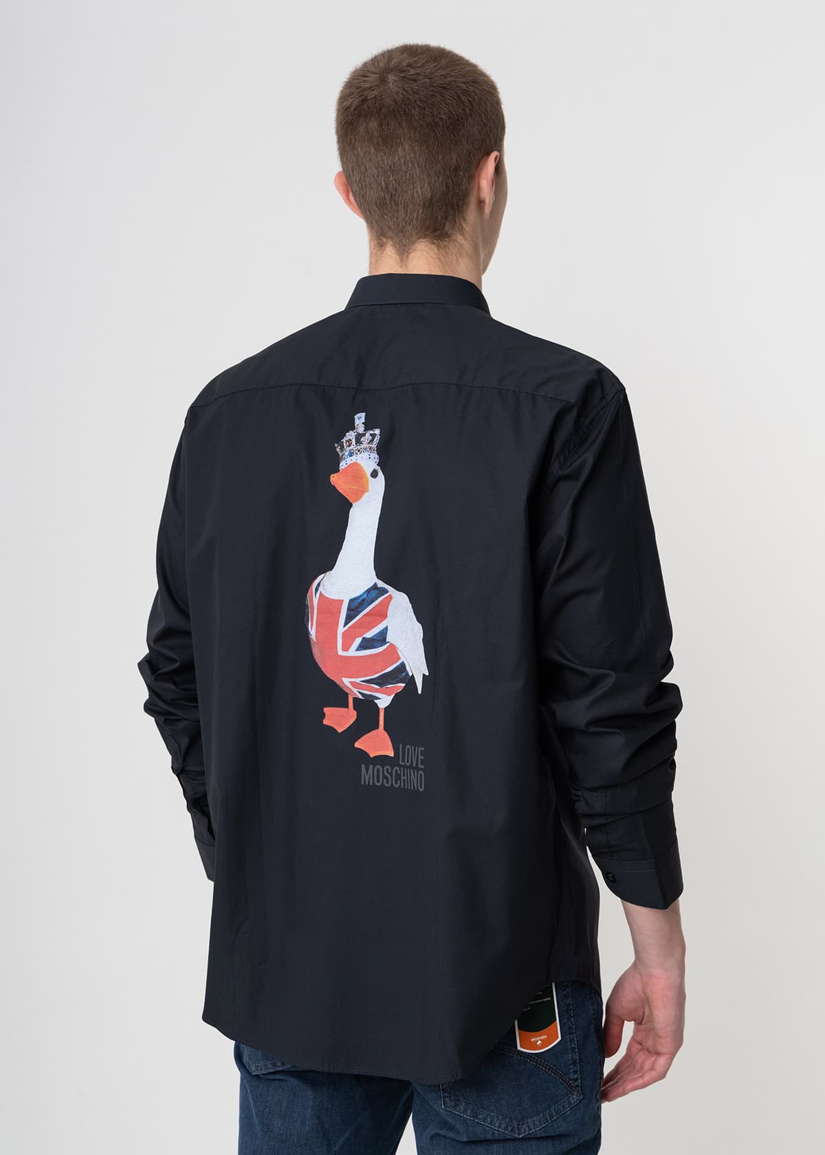 Men's Shirts Moschino Black