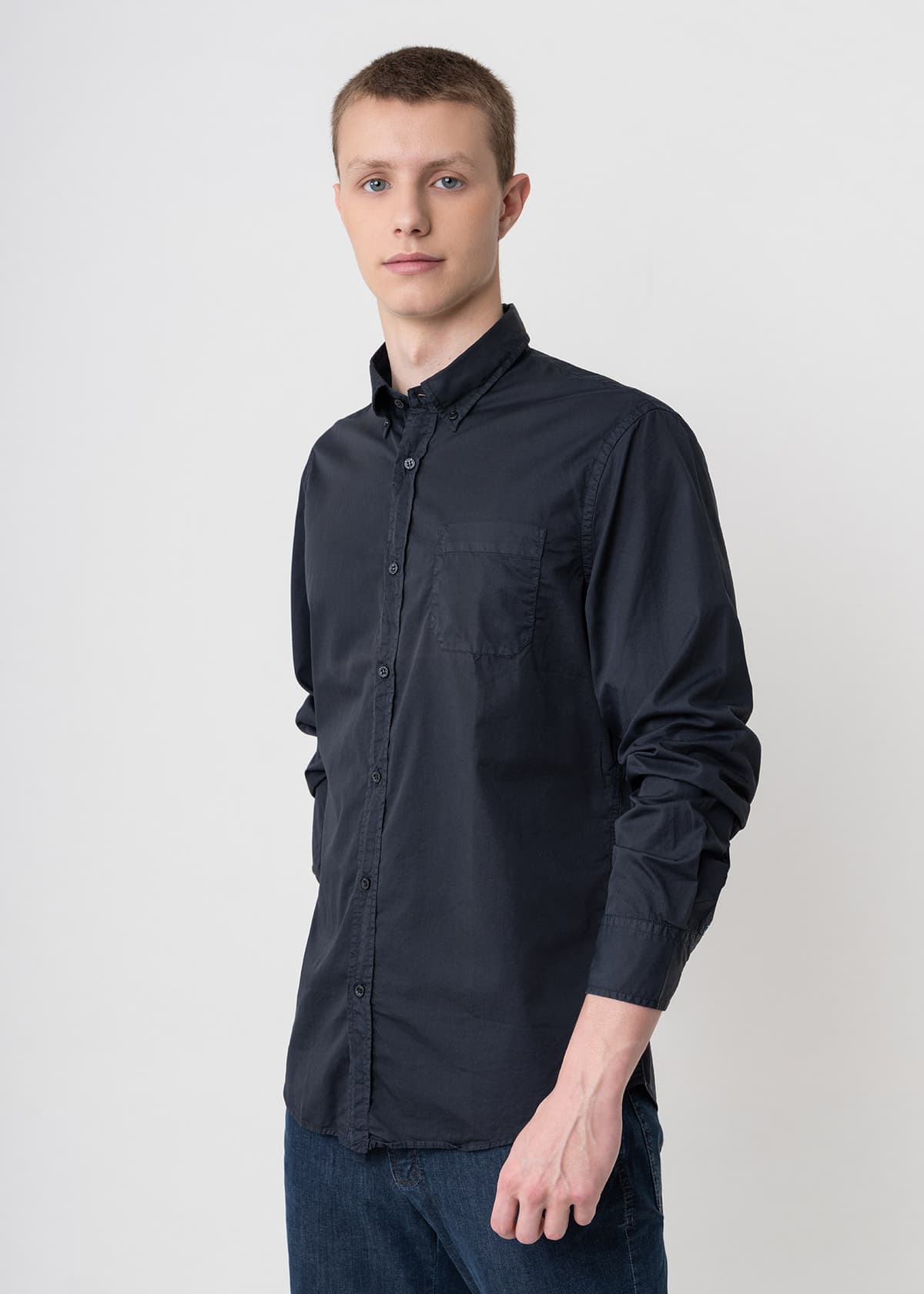 Men's Shirts Trussardi Jeans Blue