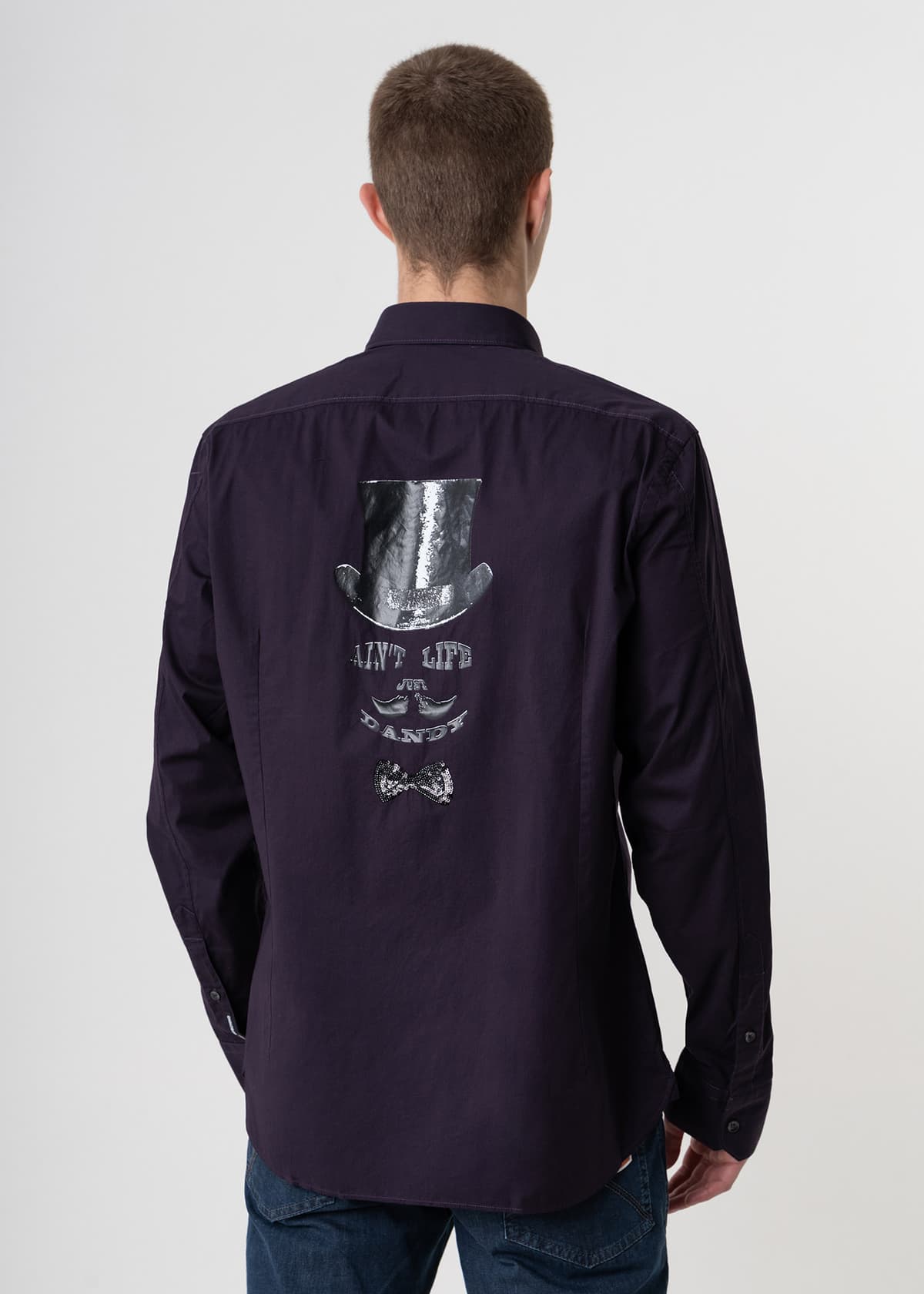 Men's Shirts Moschino Blue