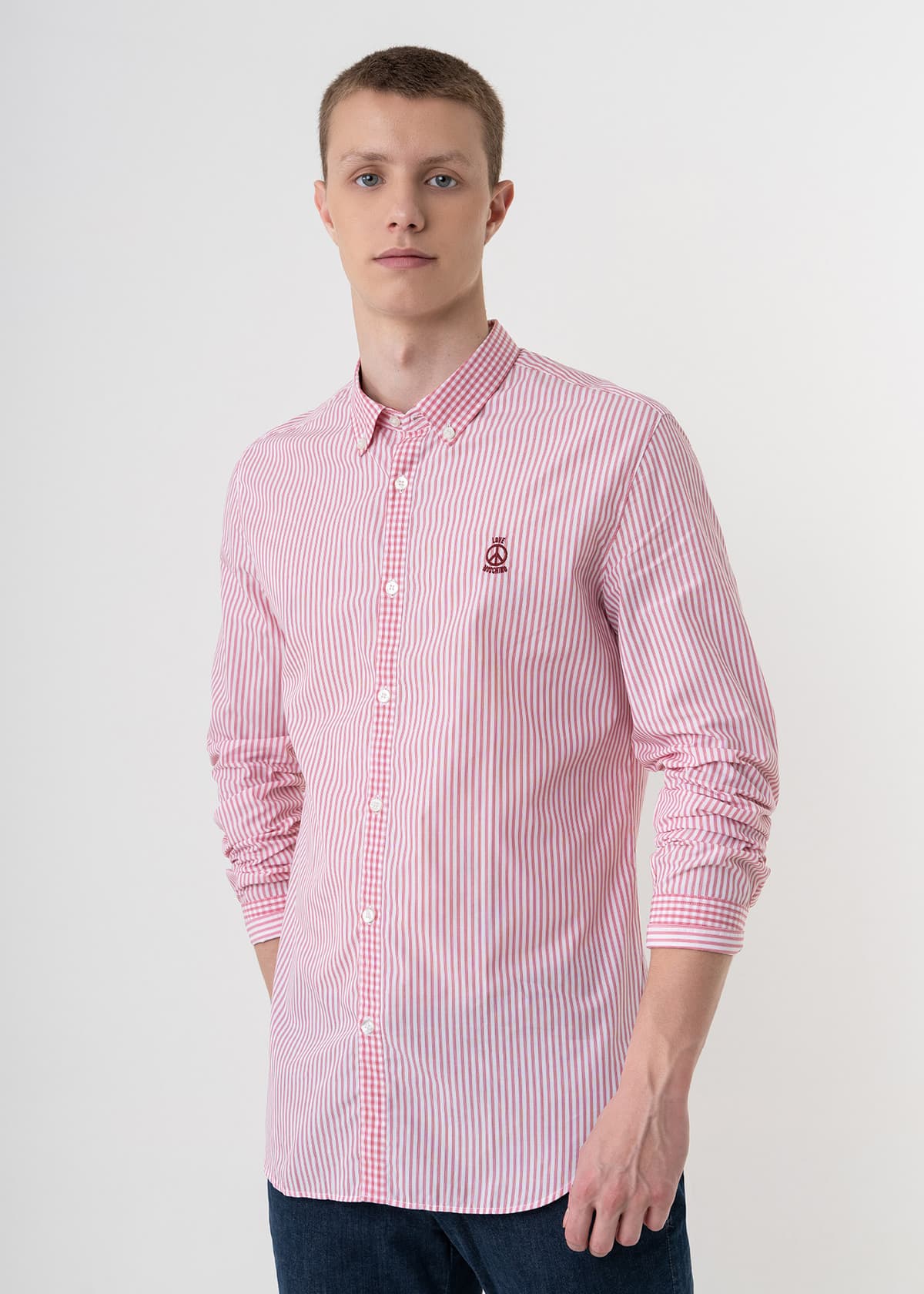 Men's Shirts Moschino Red