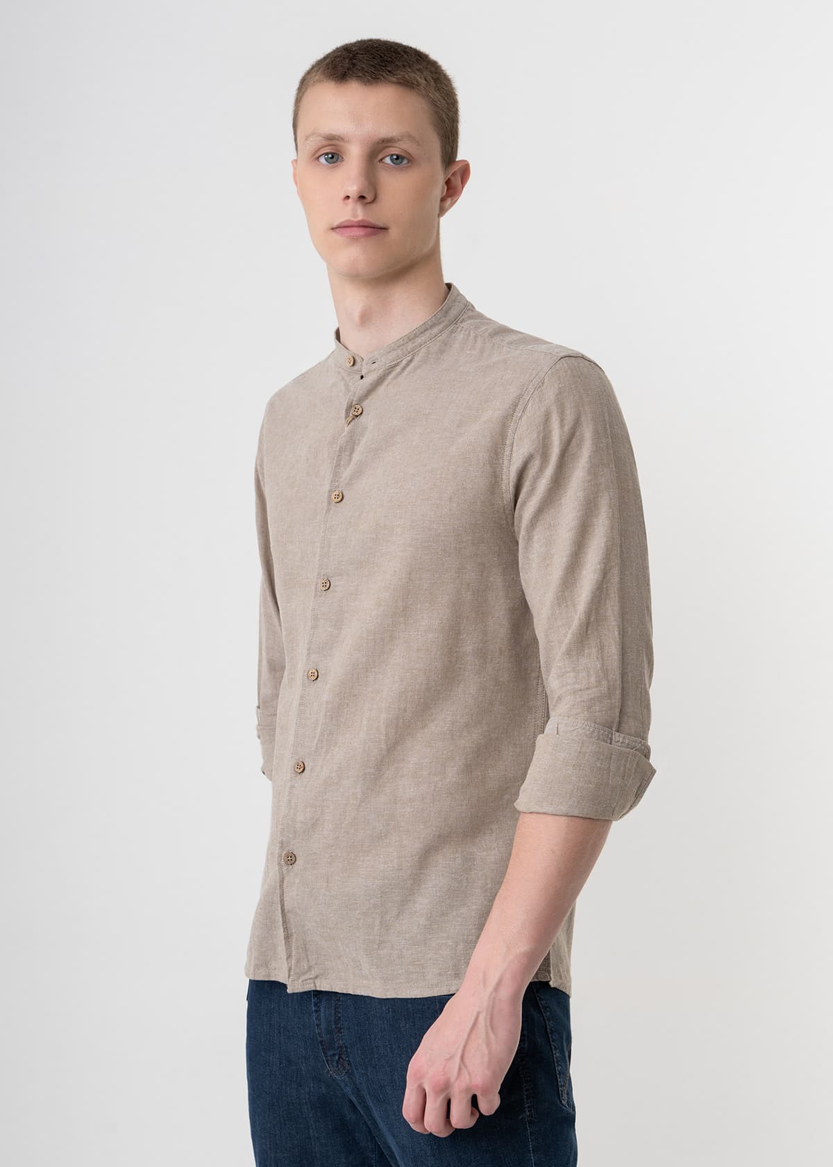 Men's Shirts Hamaki-Ho Beige