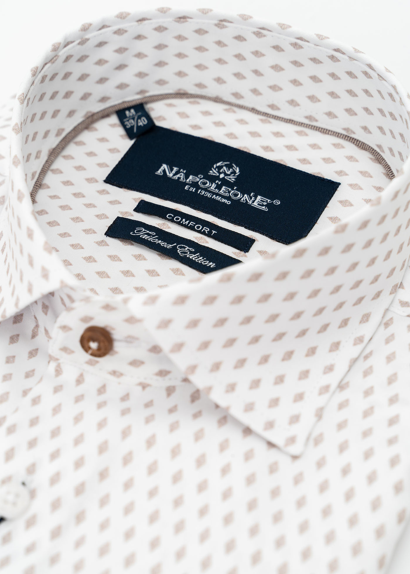 Men's Shirts Monte Napoleone Beige