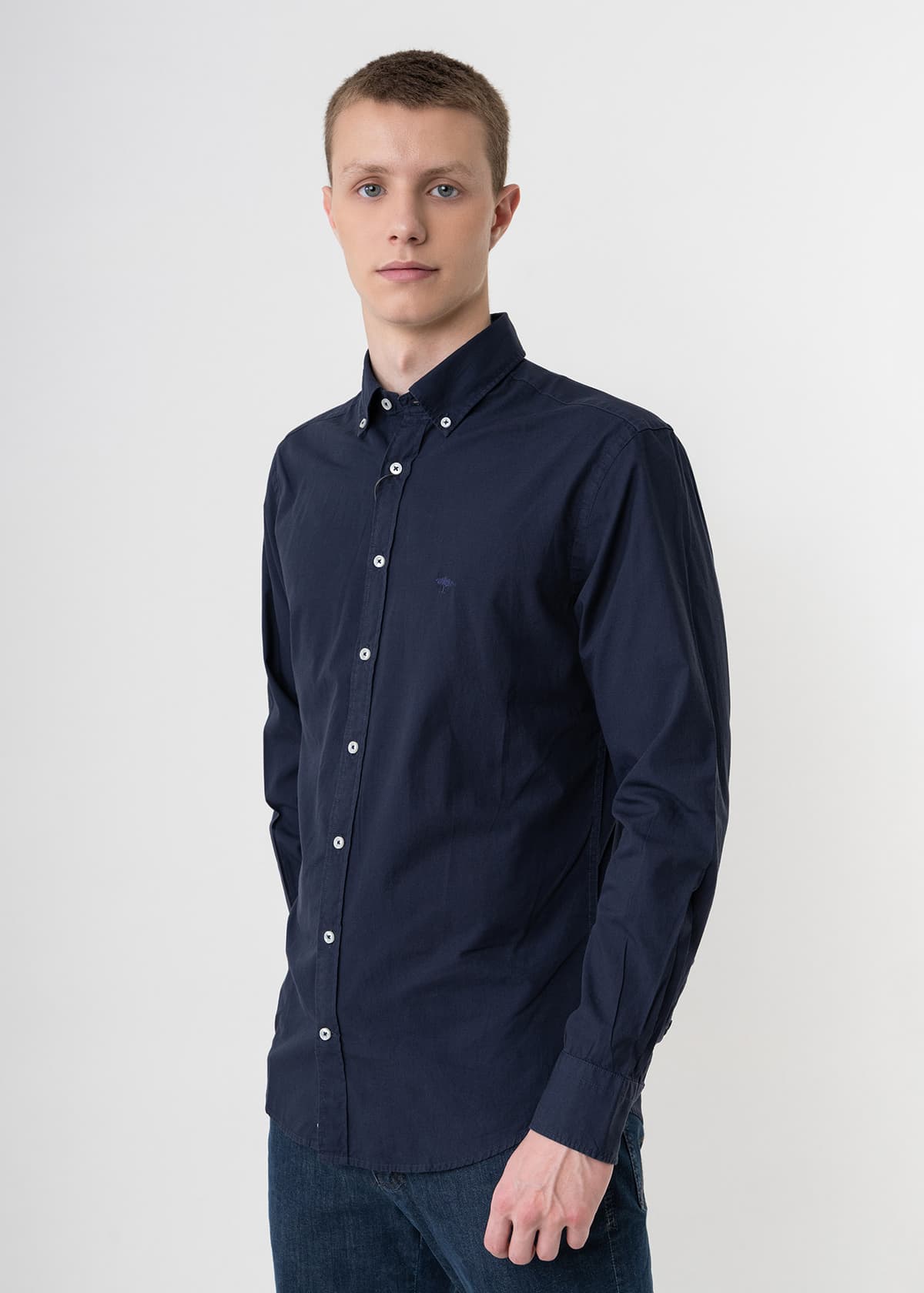 Fynch Hatton Πουκάμισο της σειράς Poplin - 1414 7010 404 Dusty Lavender