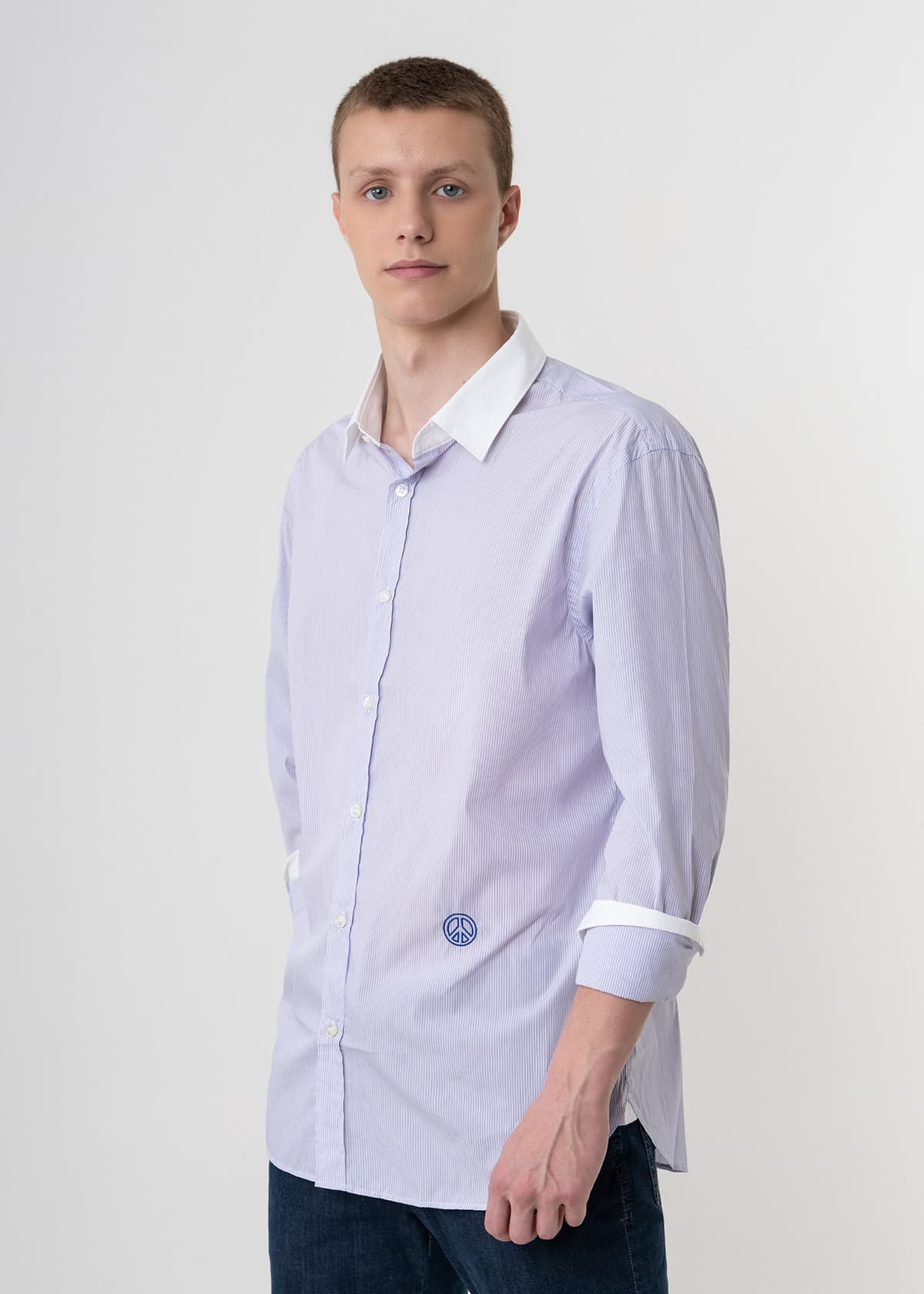 Men's Shirts Moschino Purple