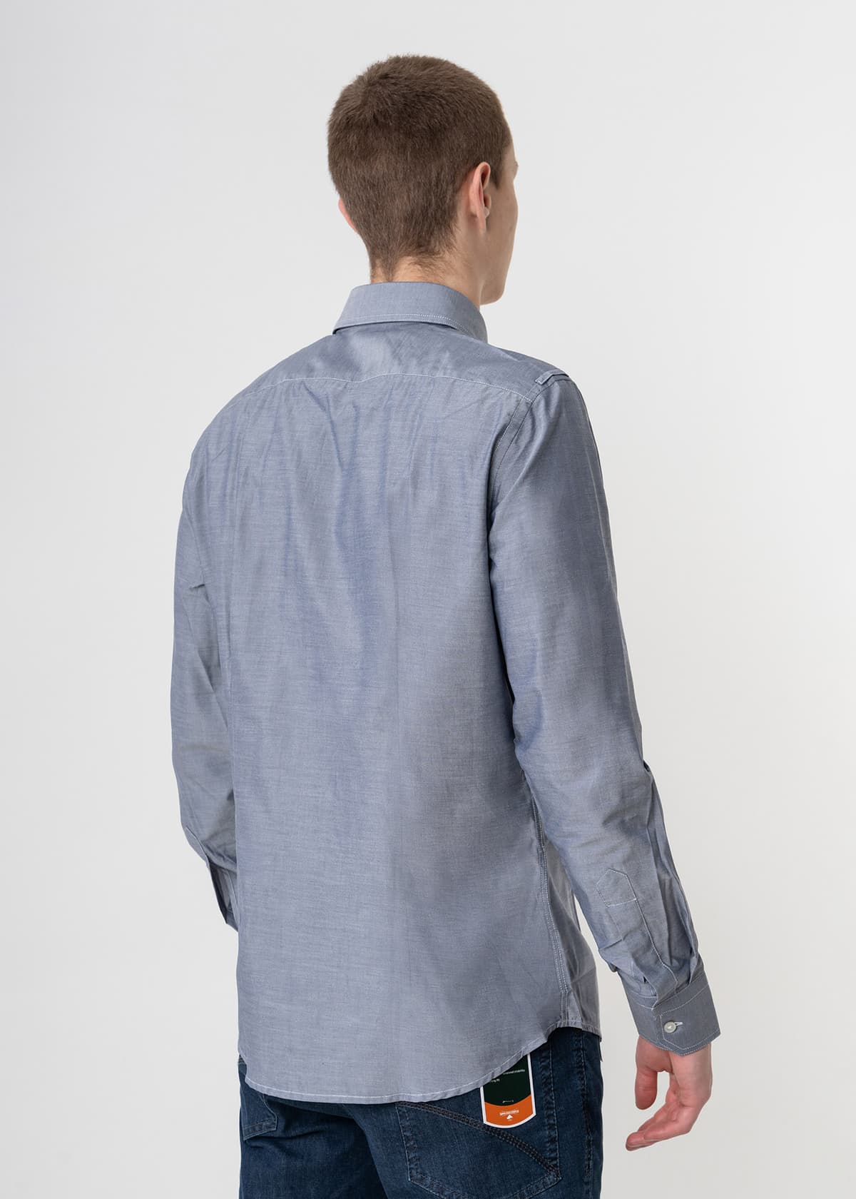 Men's Shirts Trussardi Jeans Gray