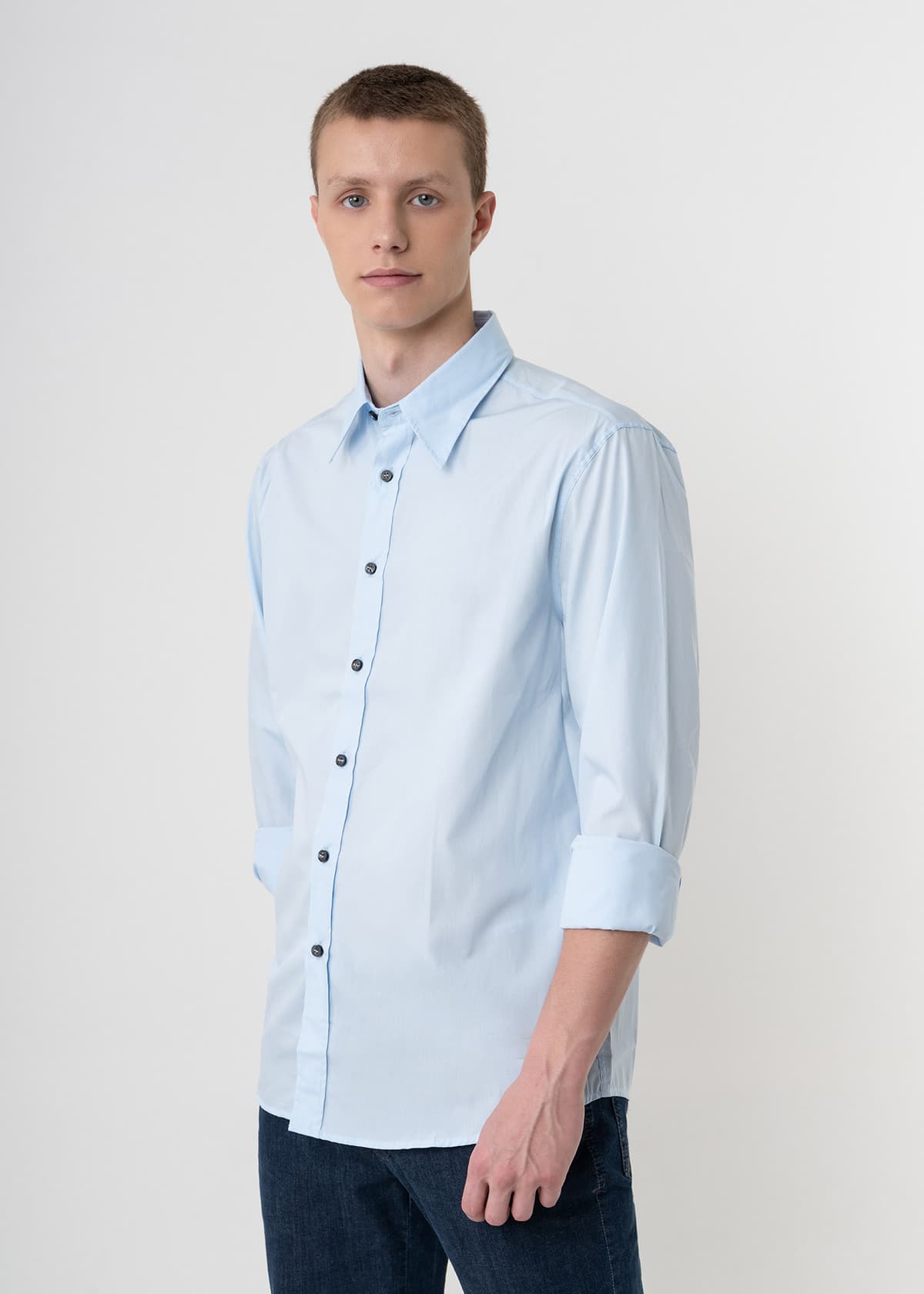 Men's Shirts Moschino Blue