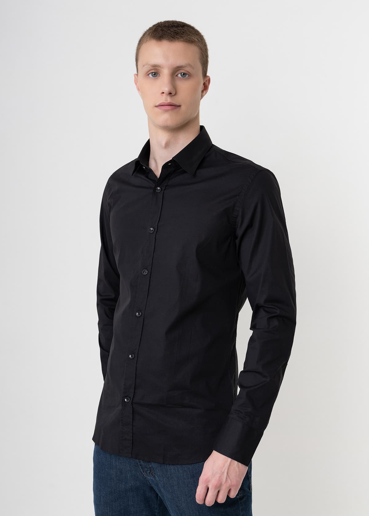 Men's Shirts Moschino Black