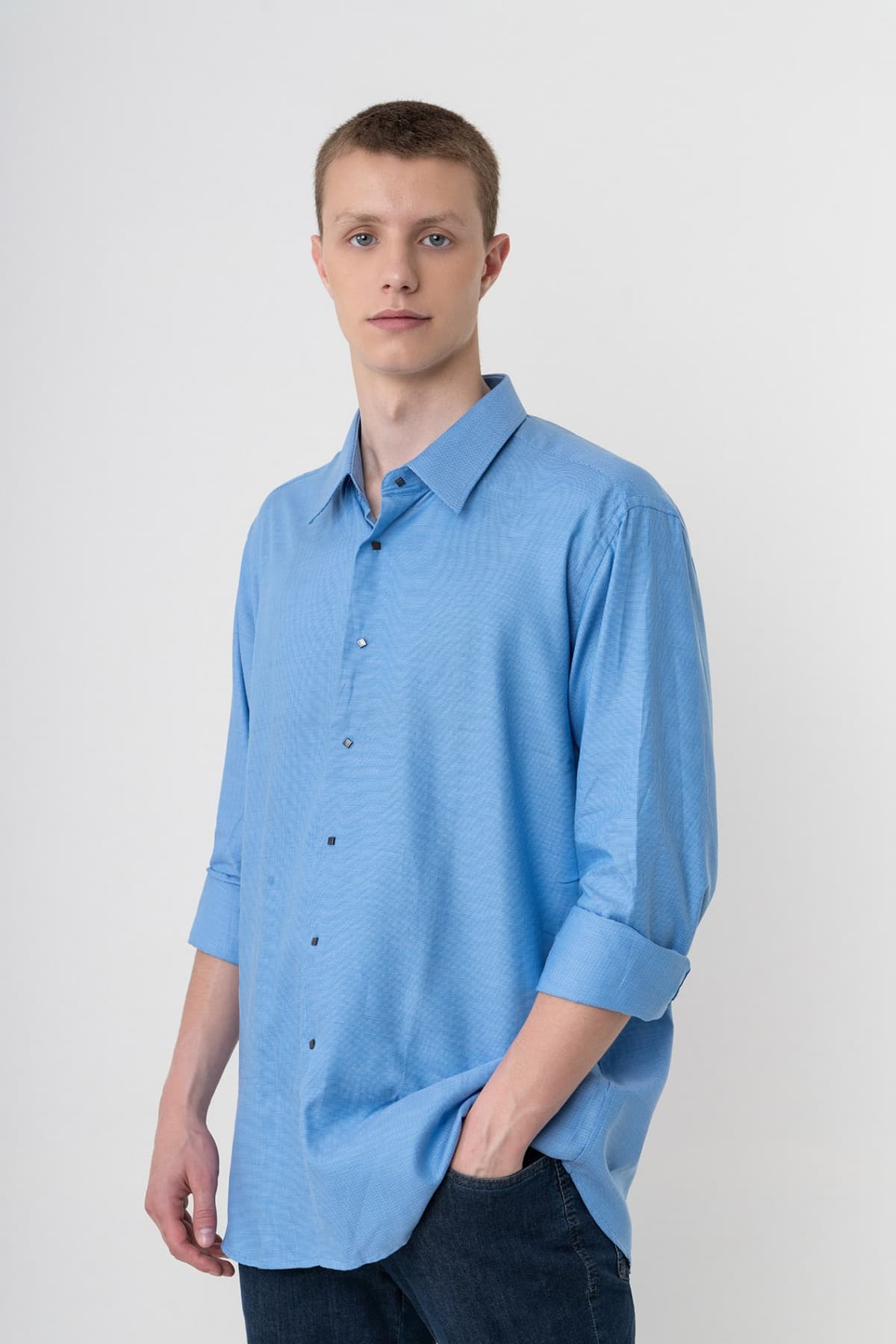 Men's Shirts Karl Lagerfeld Blue