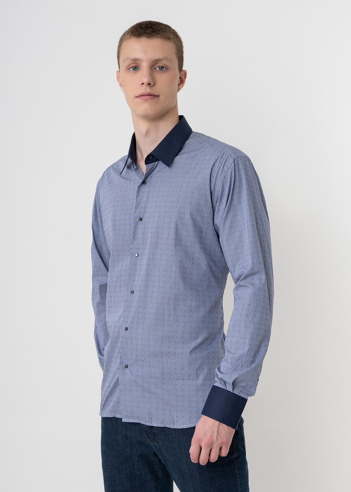 Men's Shirts Karl Lagerfeld Blue