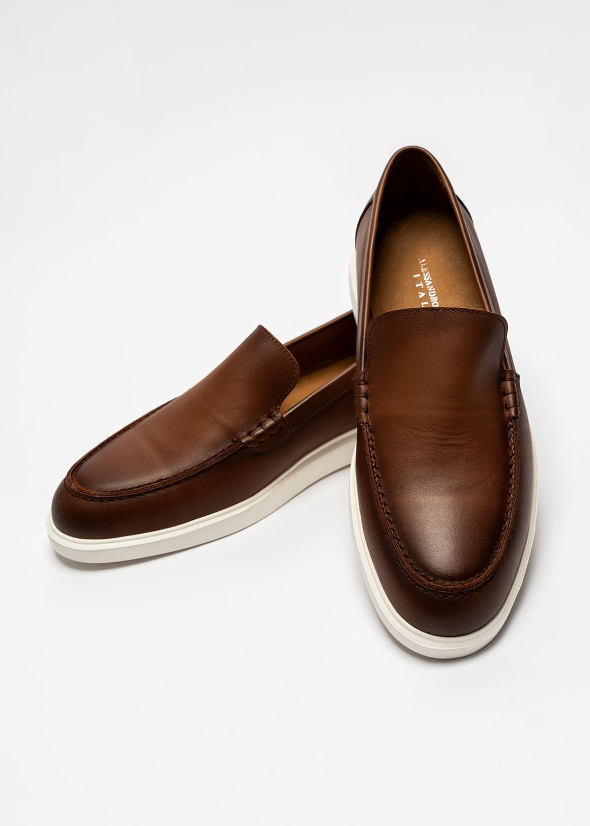 Men's Loafers Alessandro Rossi Brown