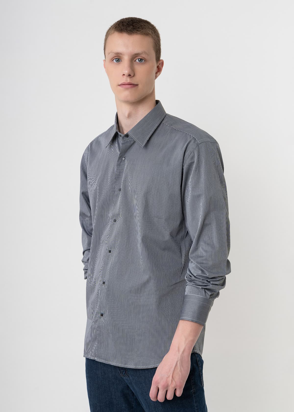 Men's Shirts Karl Lagerfeld Blue