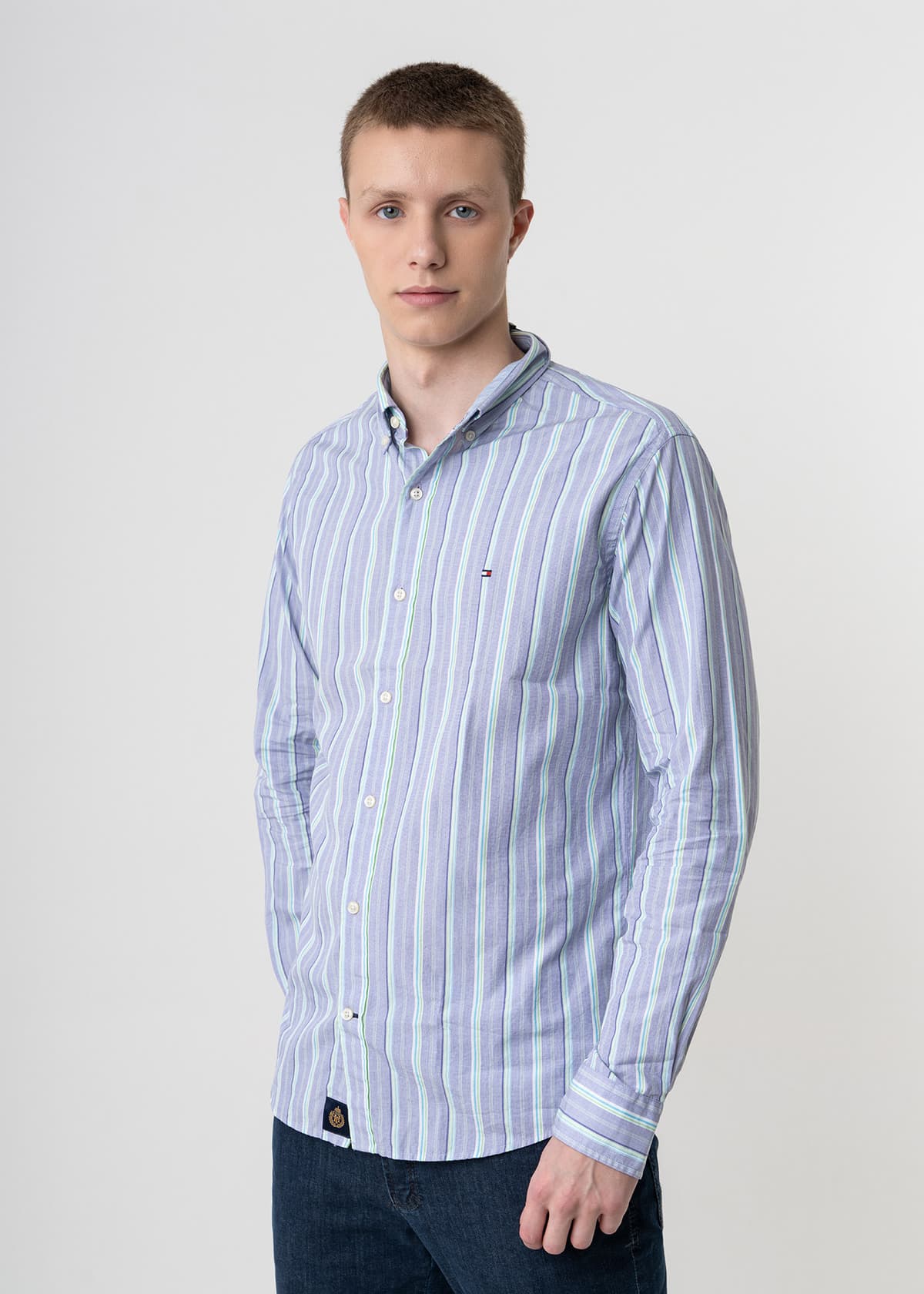 Men's Shirts Tommy Hilfiger Purple