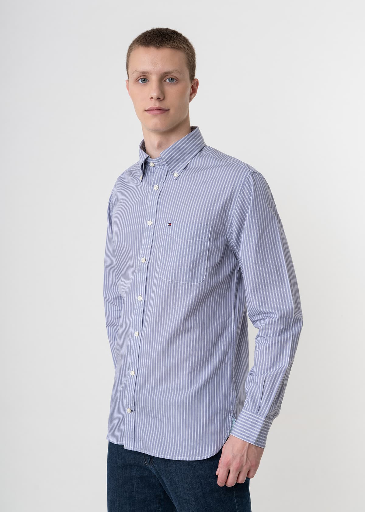 Men's Shirts Tommy Hilfiger Purple