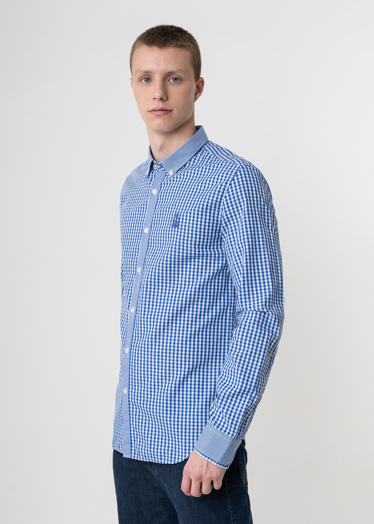Men's Shirts Moschino Blue