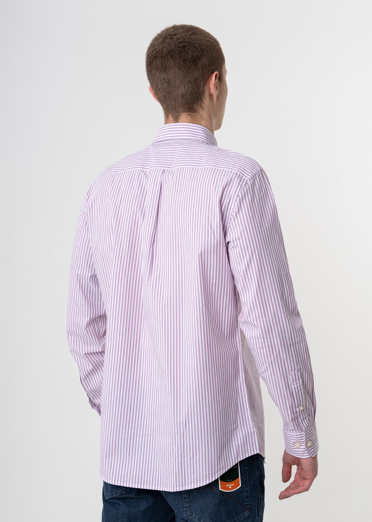 Fynch Hatton Πουκάμισο της σειράς Stripe - 1404 8110 404 Dusty Lavender