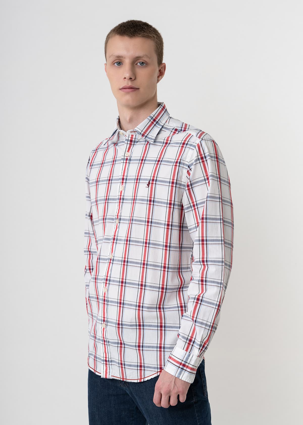 MCS Malboro Classics Πουκάμισο της σειράς Check - GMC8203 L0028830 070 Grey