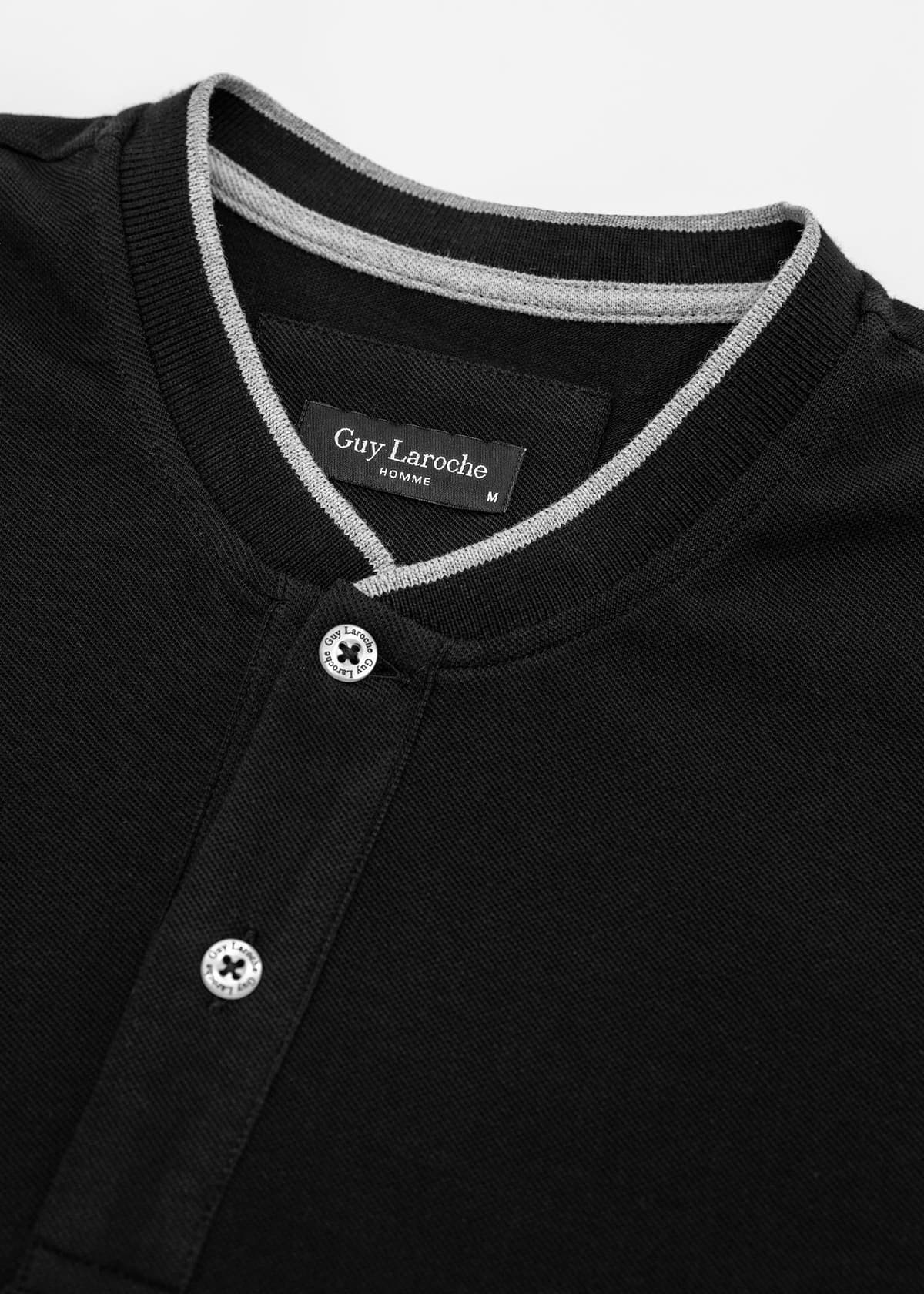 Men's Polo Shirts Guy Laroche Black