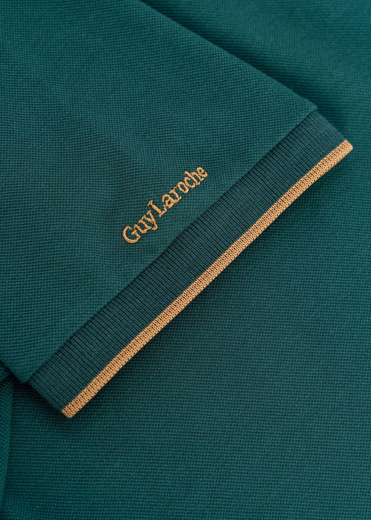 Men's Polo Shirts Guy Laroche Green