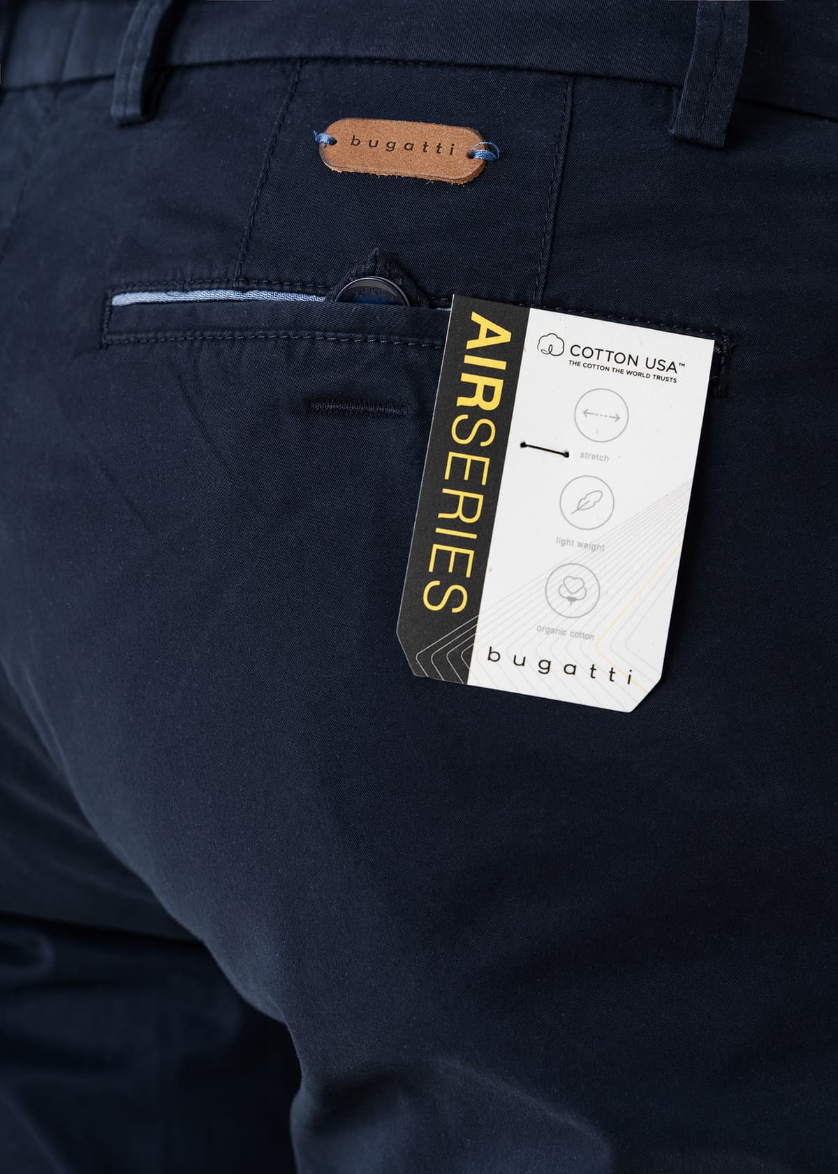 Men's Chino Pants Bugatti Sportswear Blue