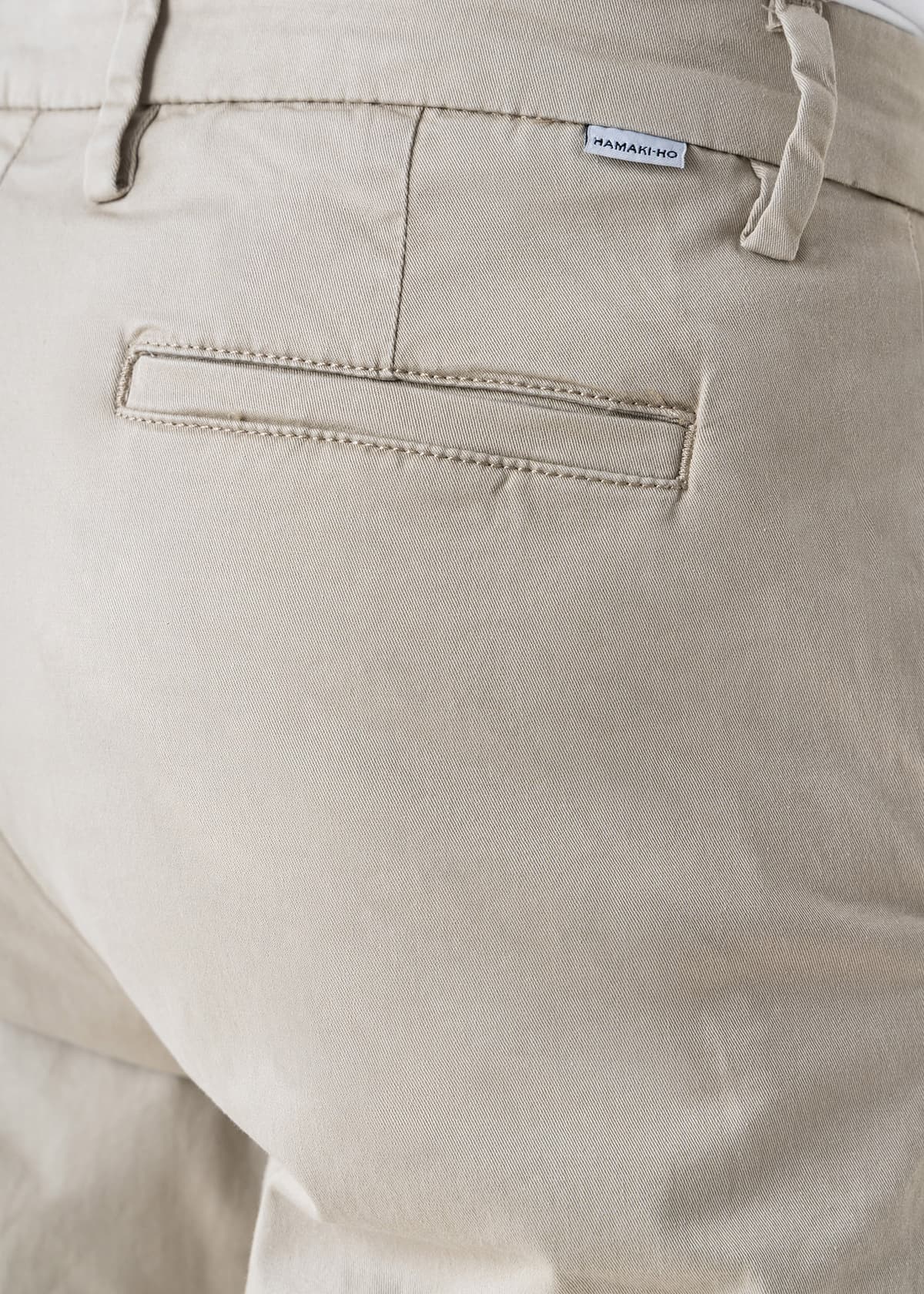 Men's Chino Pants Hamaki-Ho Beige