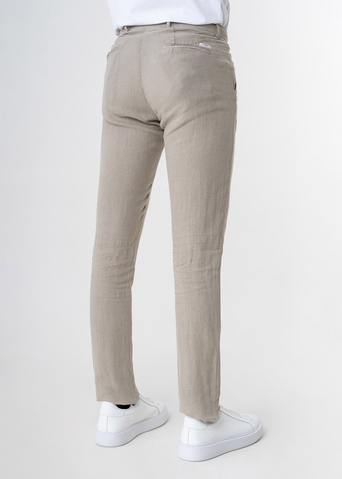 Men's Linen Pants Uniform Beige