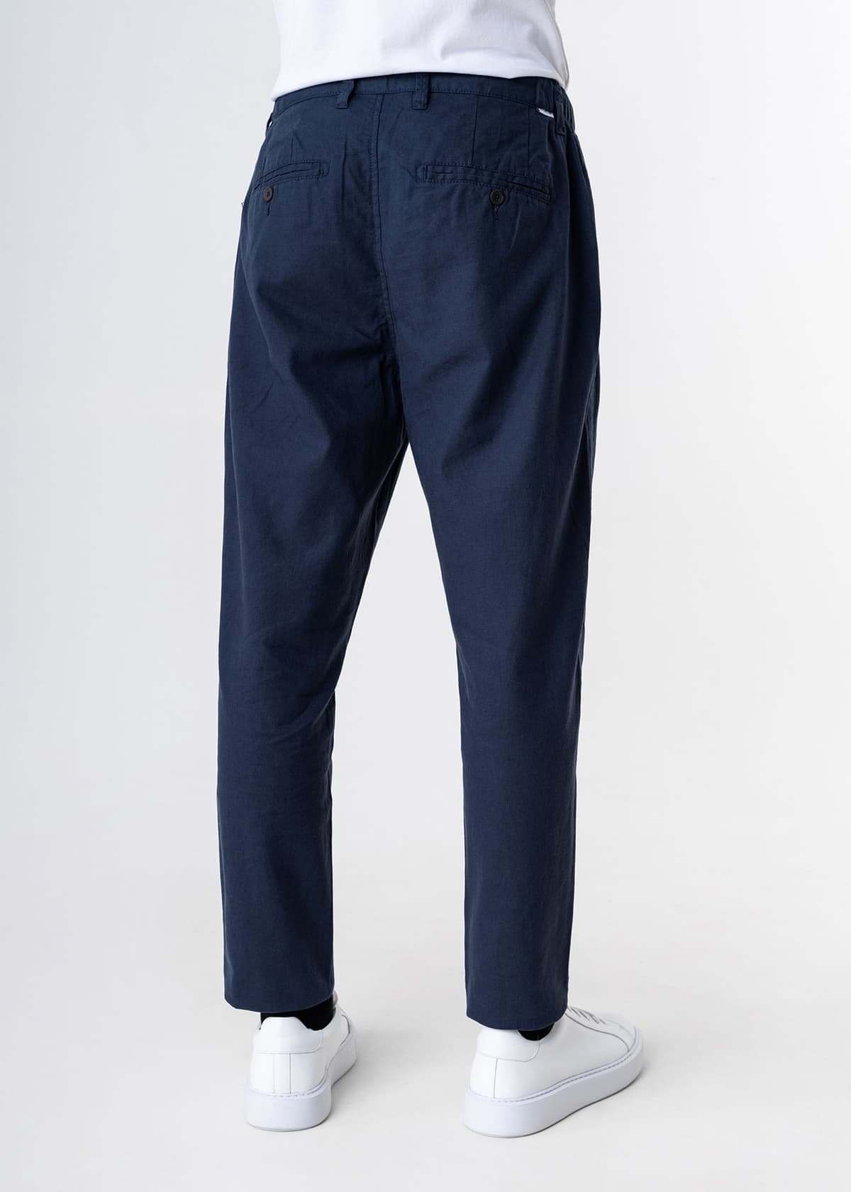 Men's Linen Pants Hamaki-Ho Blue