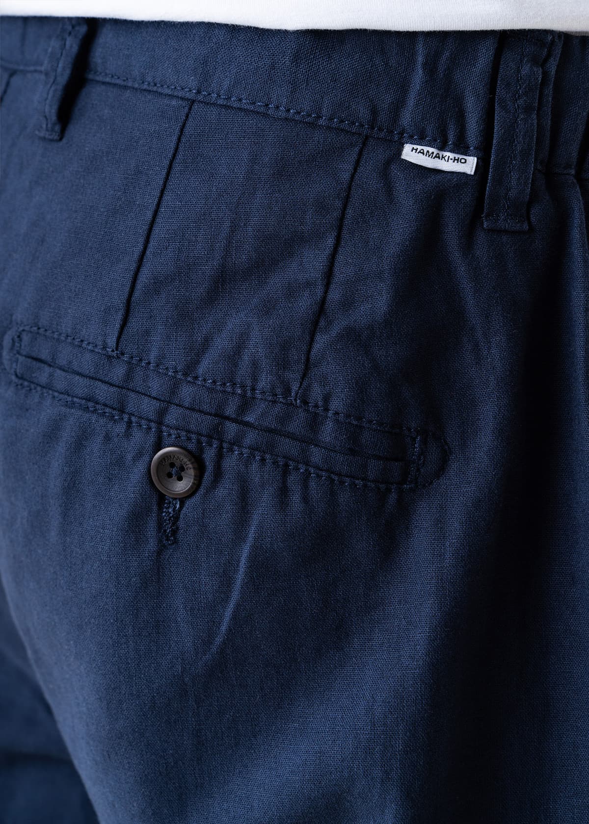 Men's Linen Pants Hamaki-Ho Blue