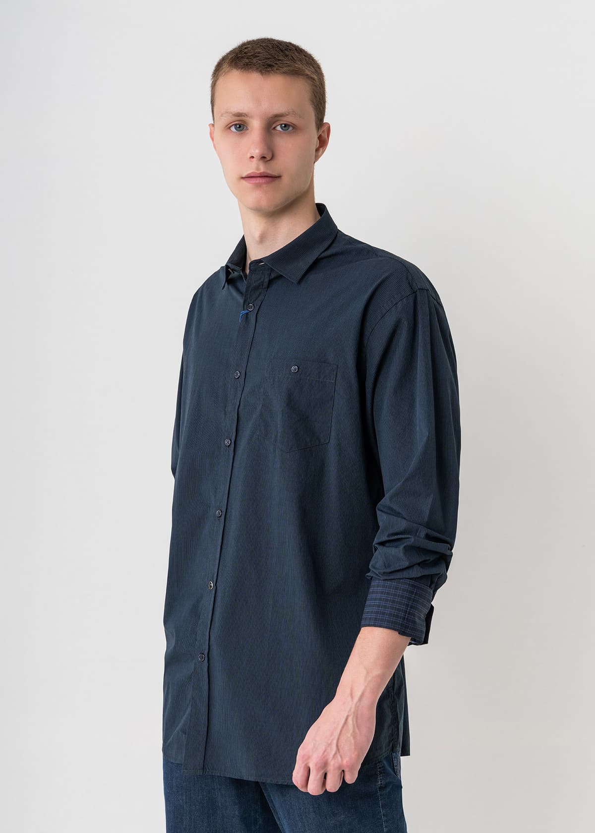 Men's Shirts Trussardi Jeans Blue