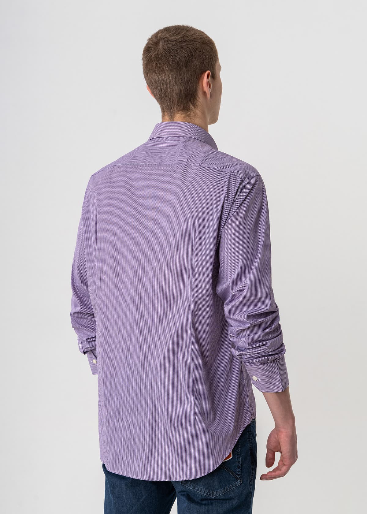 Men's Shirts Versace Collection Purple