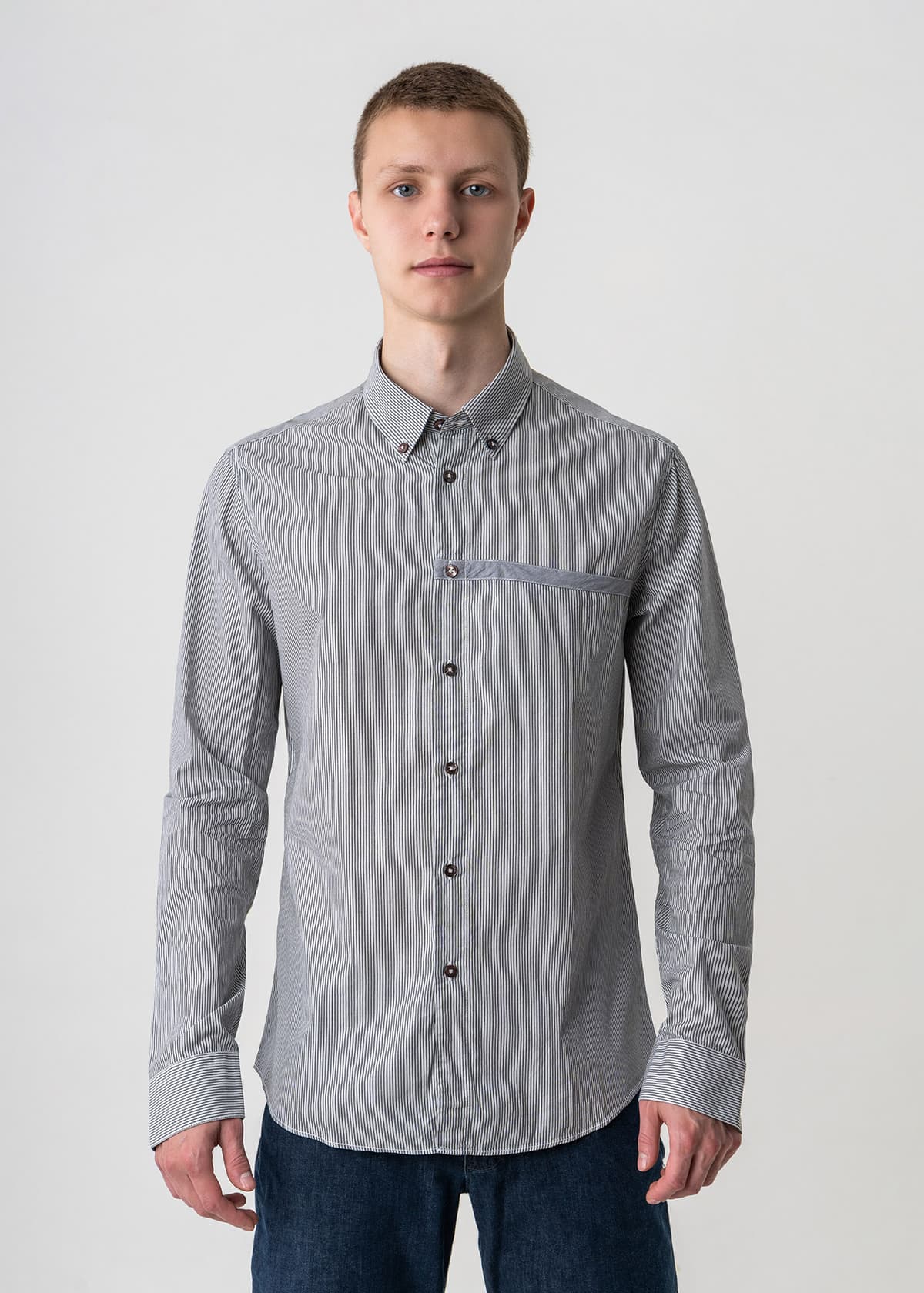 Men's Shirts Moschino Gray