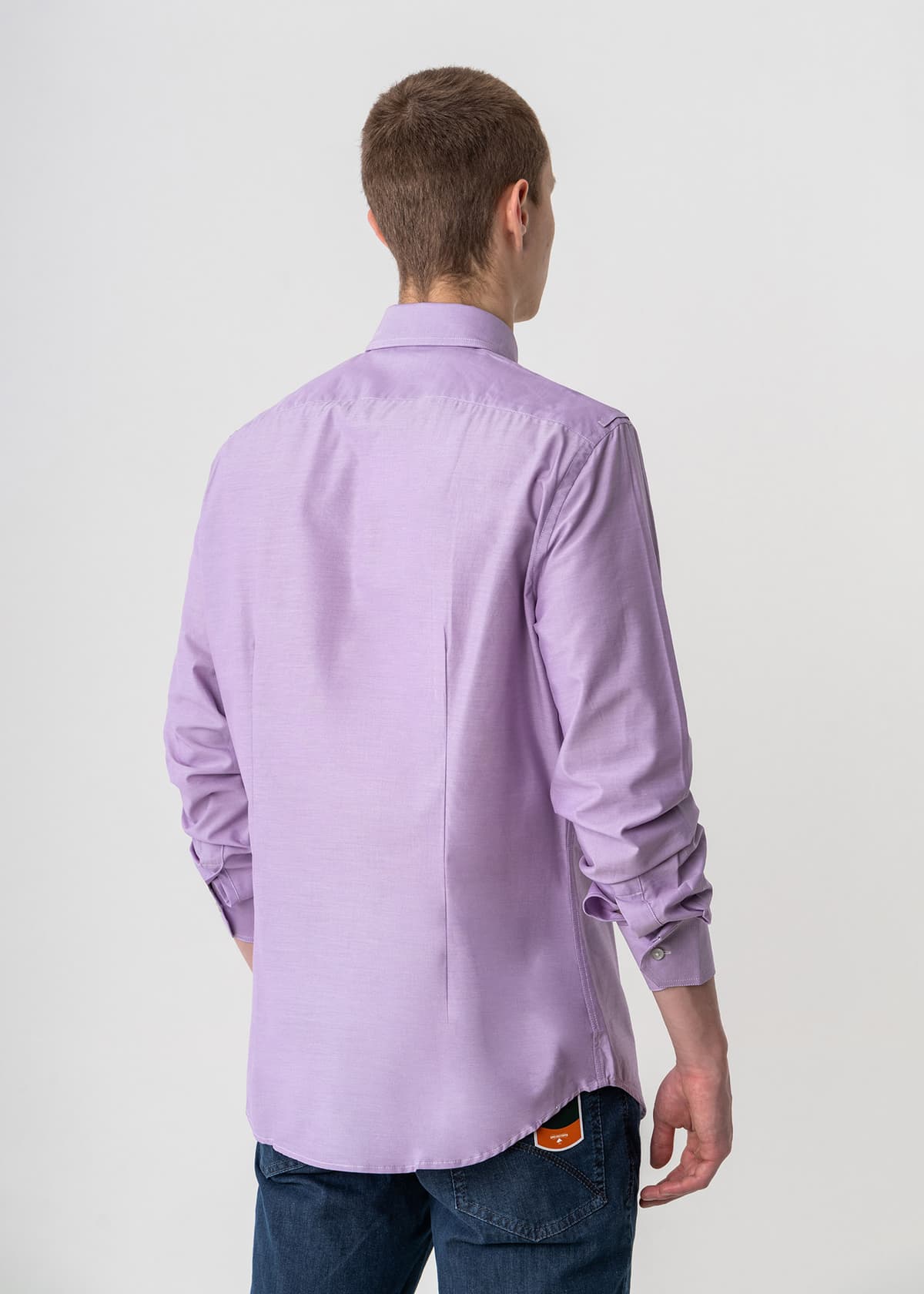 Men's Shirts Trussardi Jeans Purple