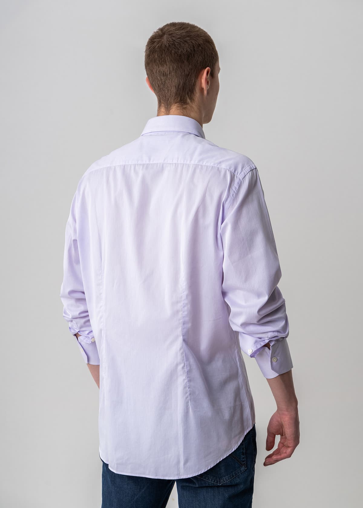 Men's Shirts Versace Collection Purple