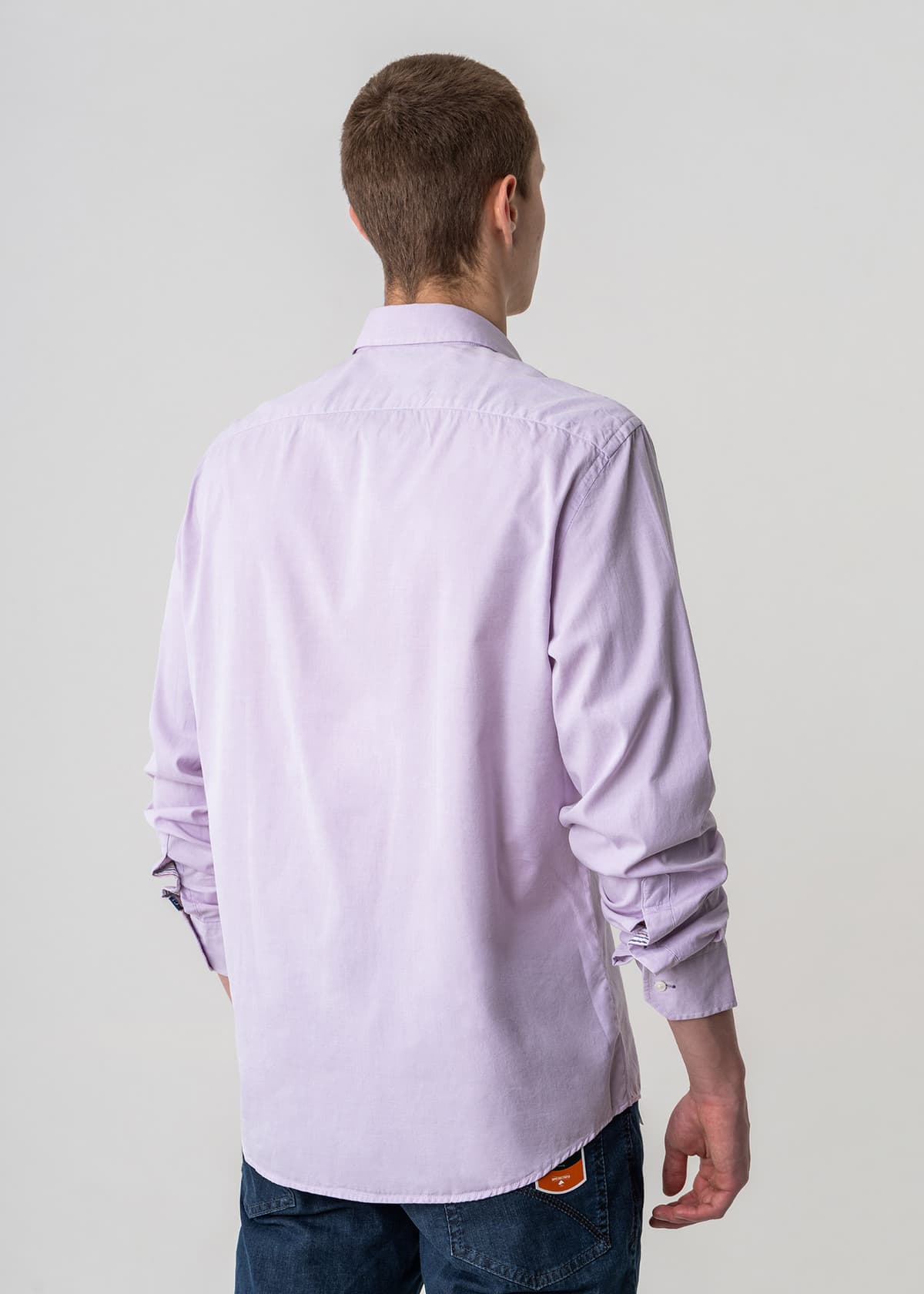 Men's Shirts Trussardi Jeans Purple