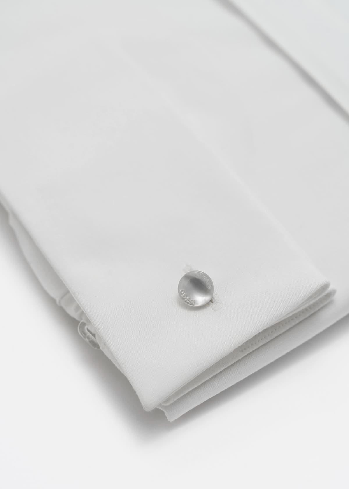 HUGO ΠΟΥΚΑΜΙΣΟ STRETCH MΑΝΙΚΕΤΟΚΟΥΜΠΟ EJINAR ΛΕΥΚΟ