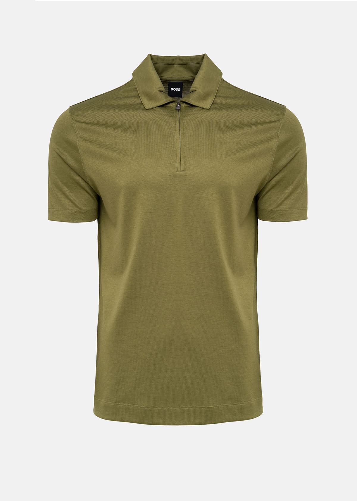 BOSS POLO HALFZIP H-PARAS 50 ΜΠΛΕ