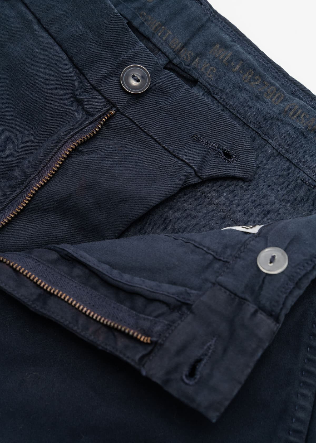 Men's Chino Shorts Schott N.Y.C. Blue