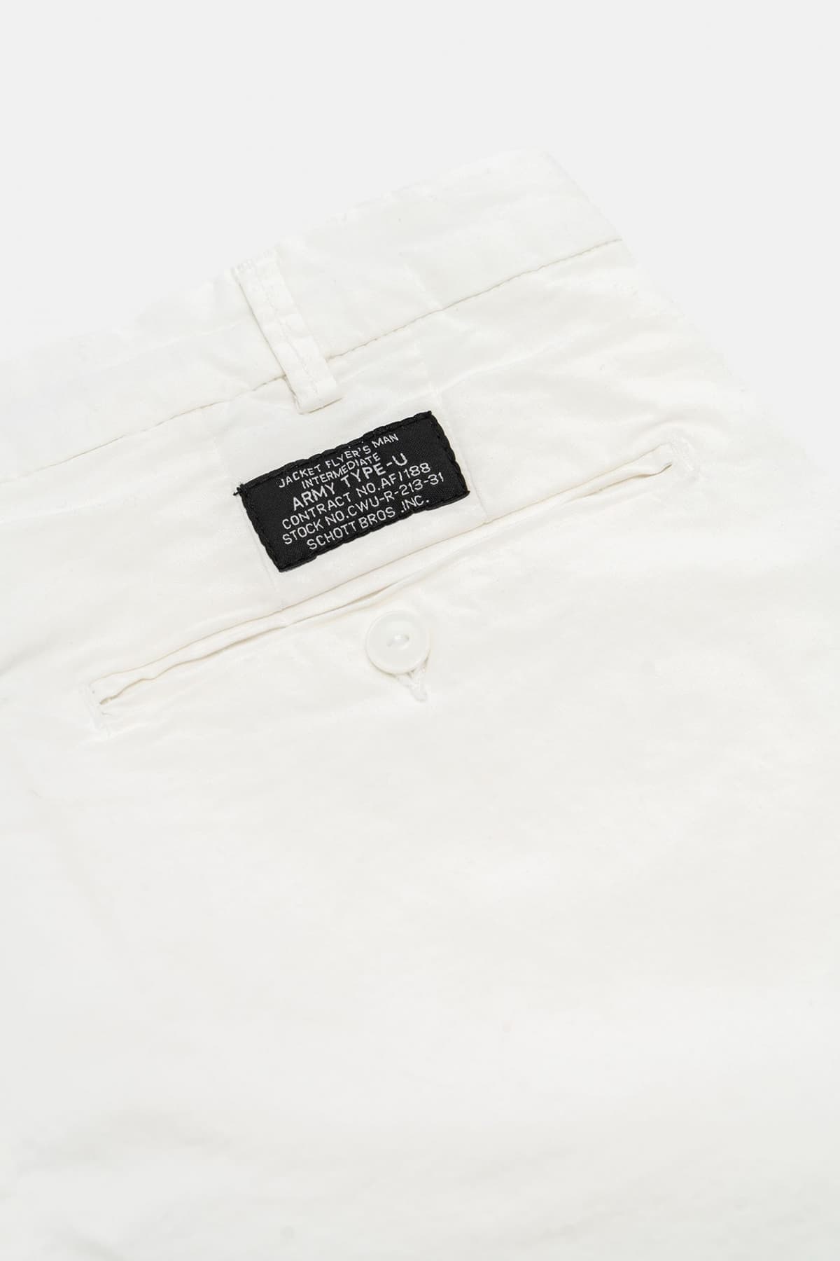 Men's Chino Shorts Schott N.Y.C. White