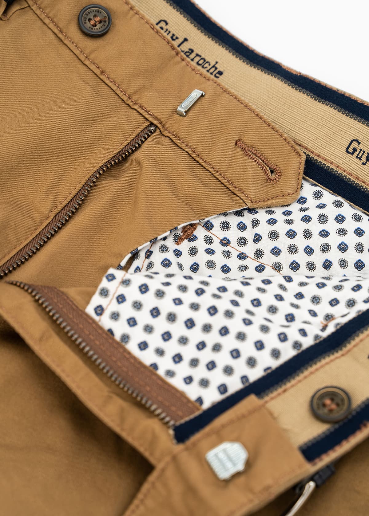 Men's Chino Pants Guy Laroche Brown