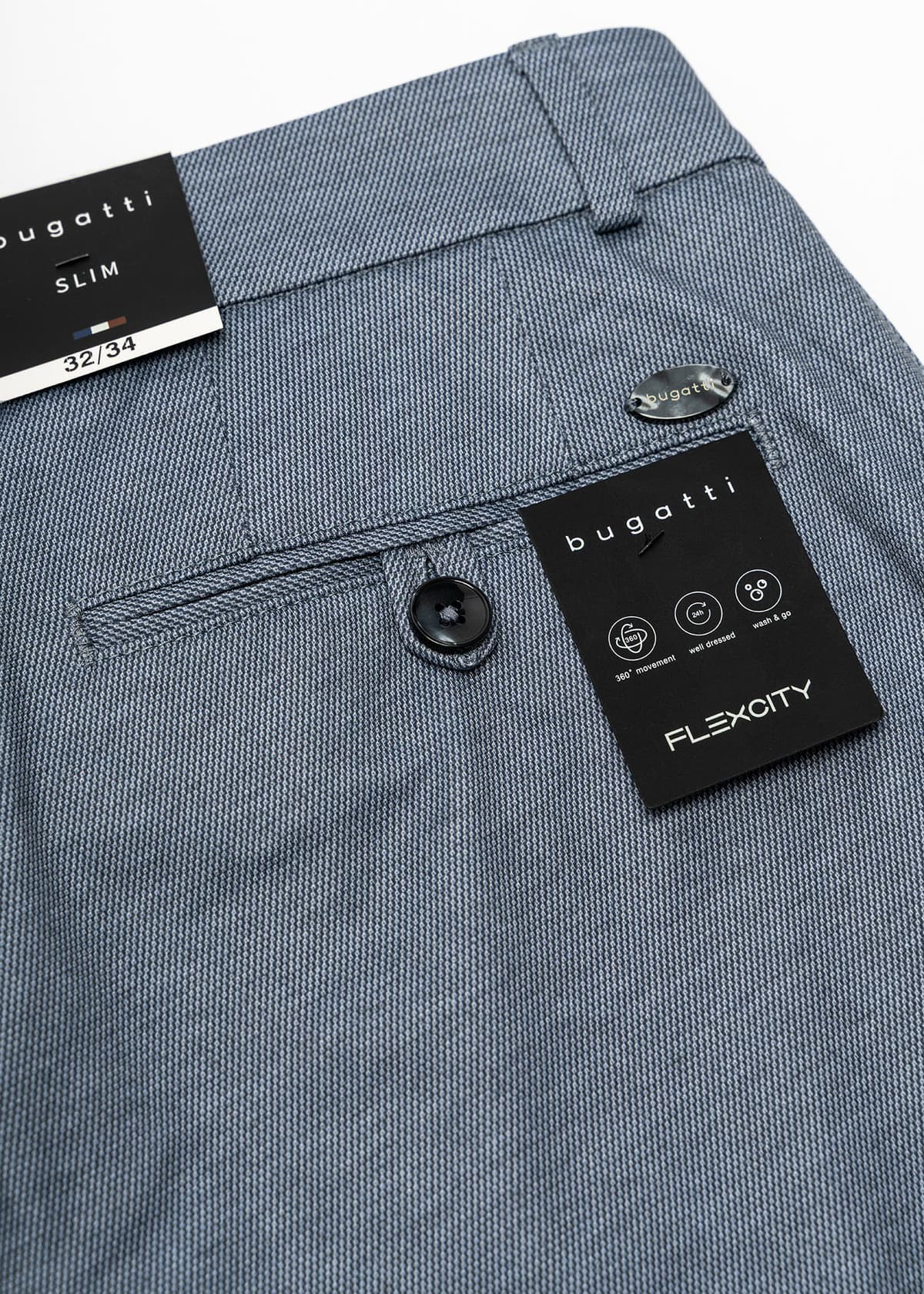 Men's Pants Bugatti Sportswear Blue