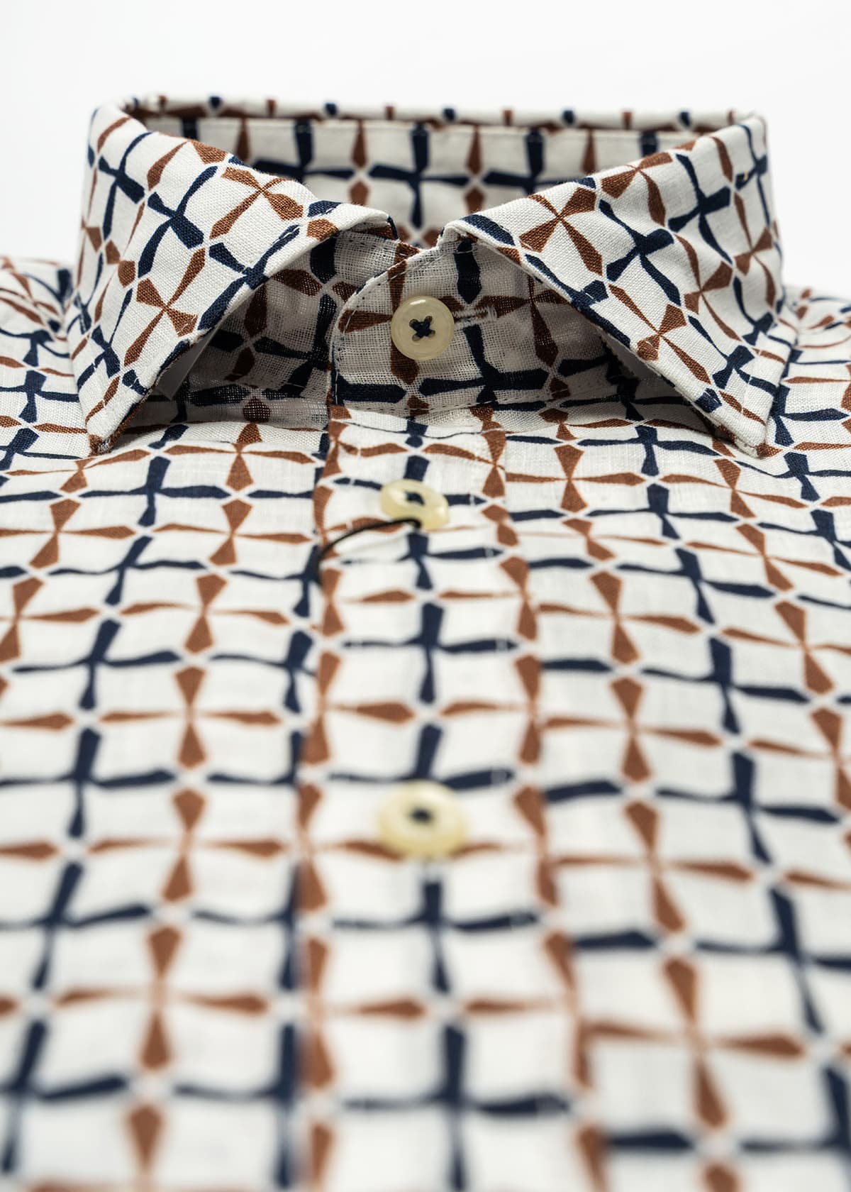 Bugatti Πουκάμισο της σειράς Graphic - 9150 78909C 70 Brown