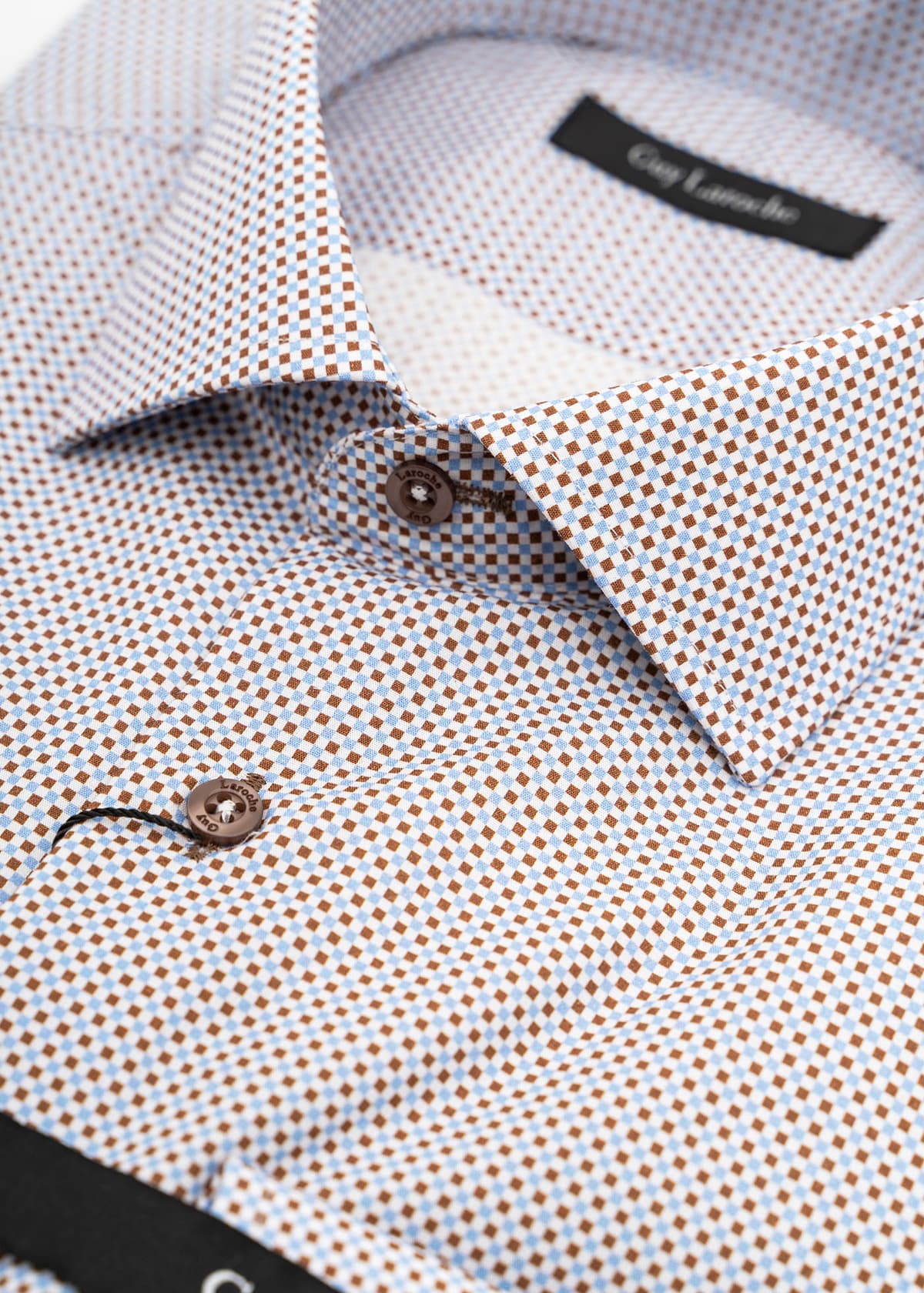 Men's Shirts Guy Laroche Brown