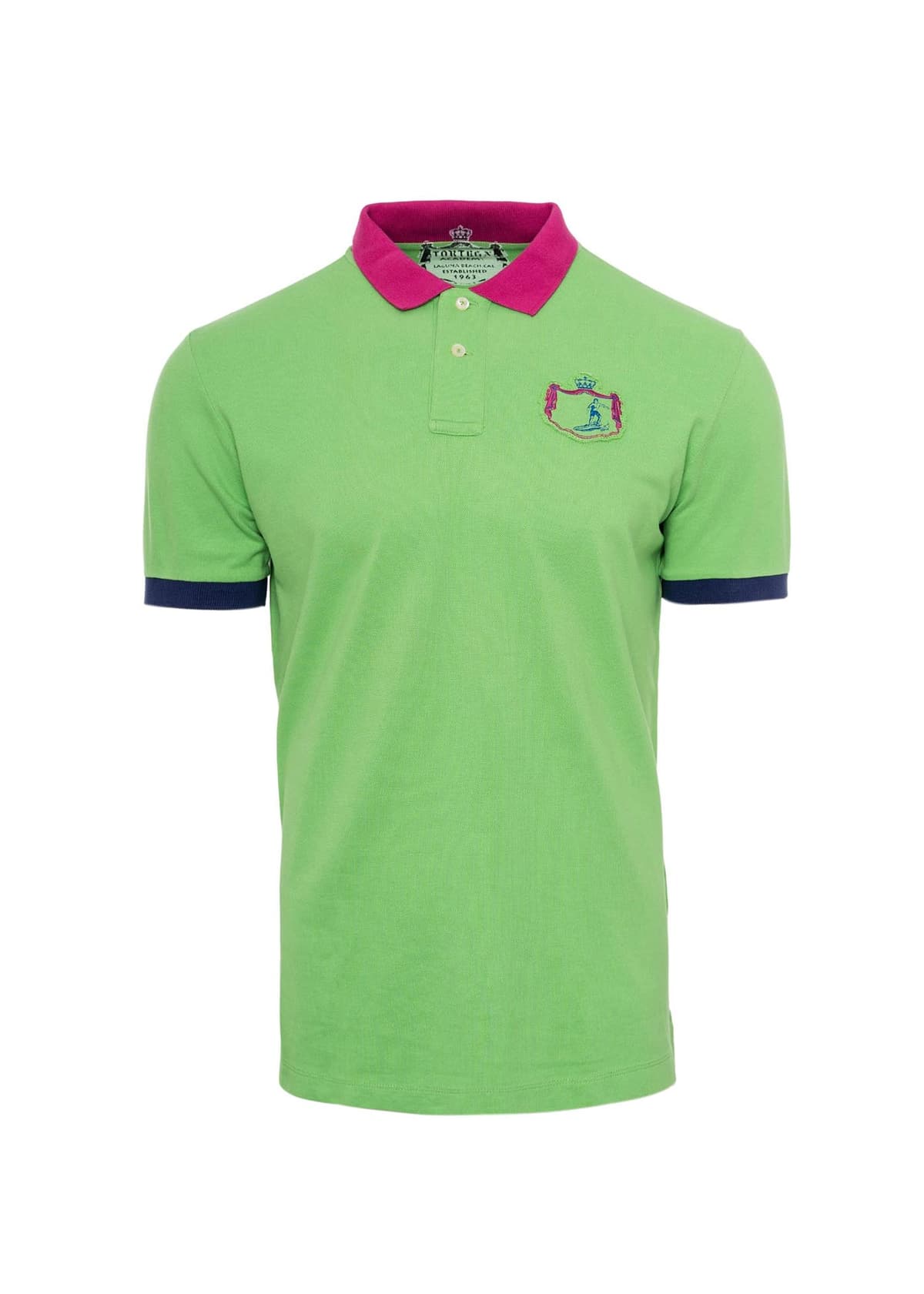 Men's Polo Shirts La Tortuga Green