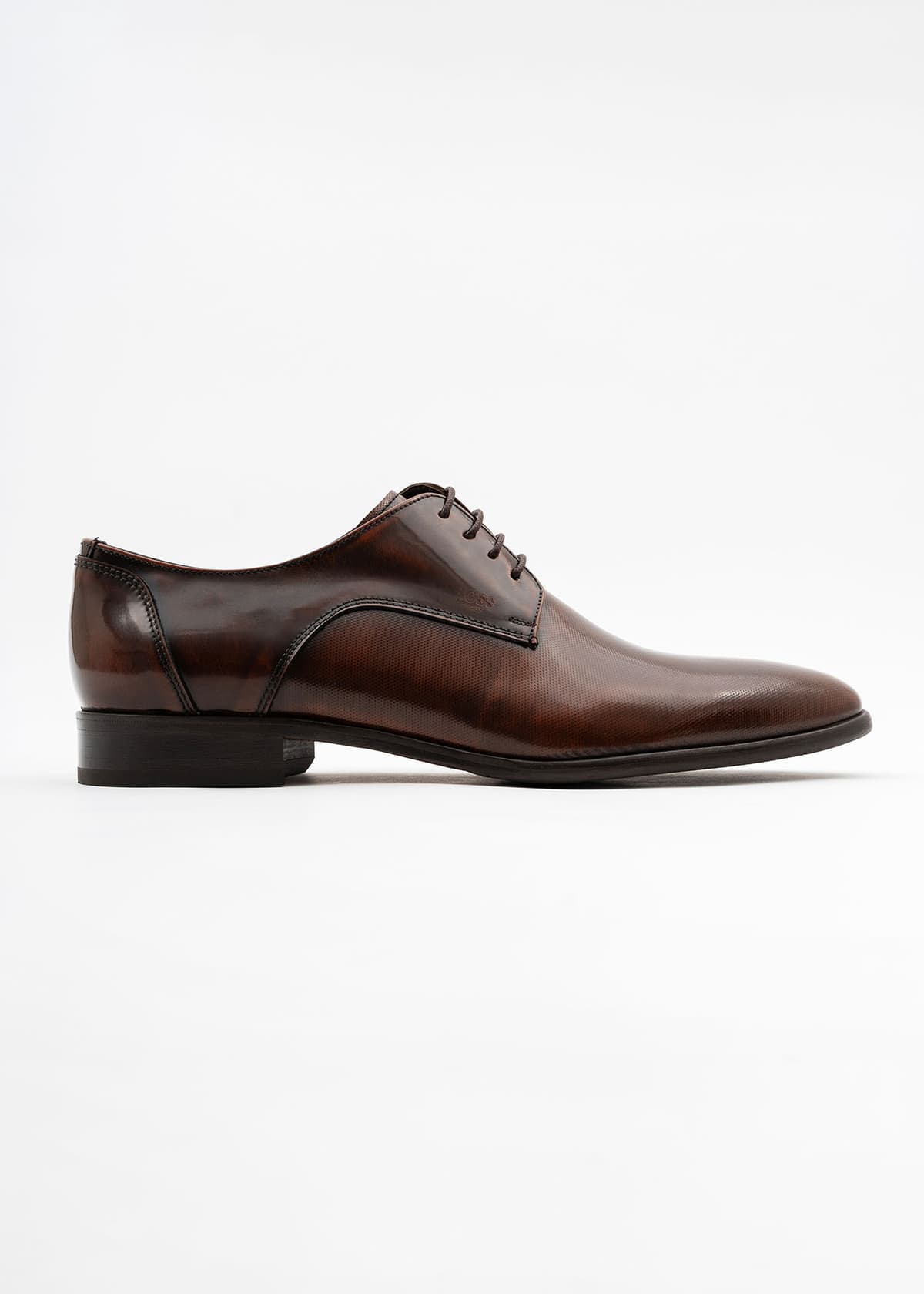 BOSS Shoes Δερμάτινα Παπούτσια της σειράς Point - Z7513 Cognac Spazz