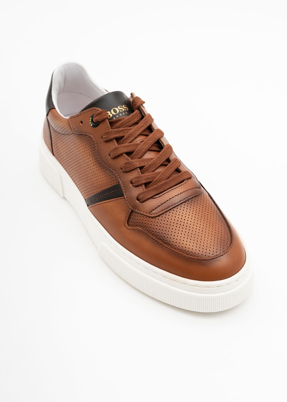 Men's Sneakers Boss Shoes Brown