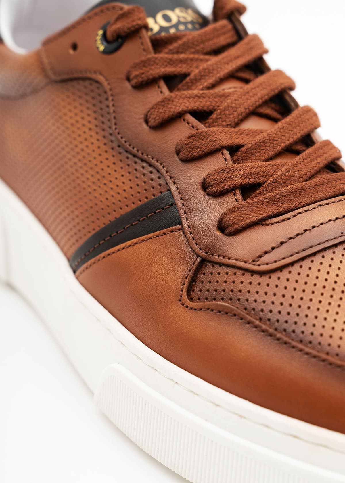 Men's Sneakers Boss Shoes Brown
