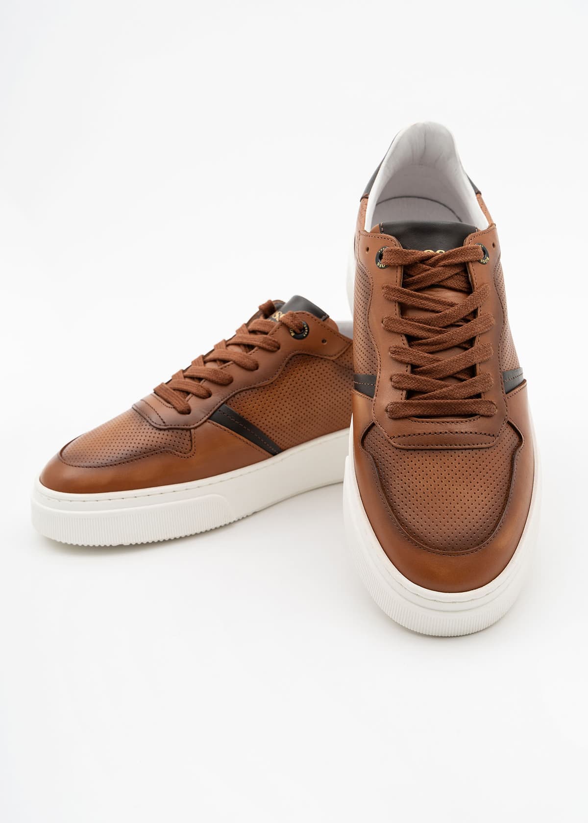 Men's Sneakers Boss Shoes Brown