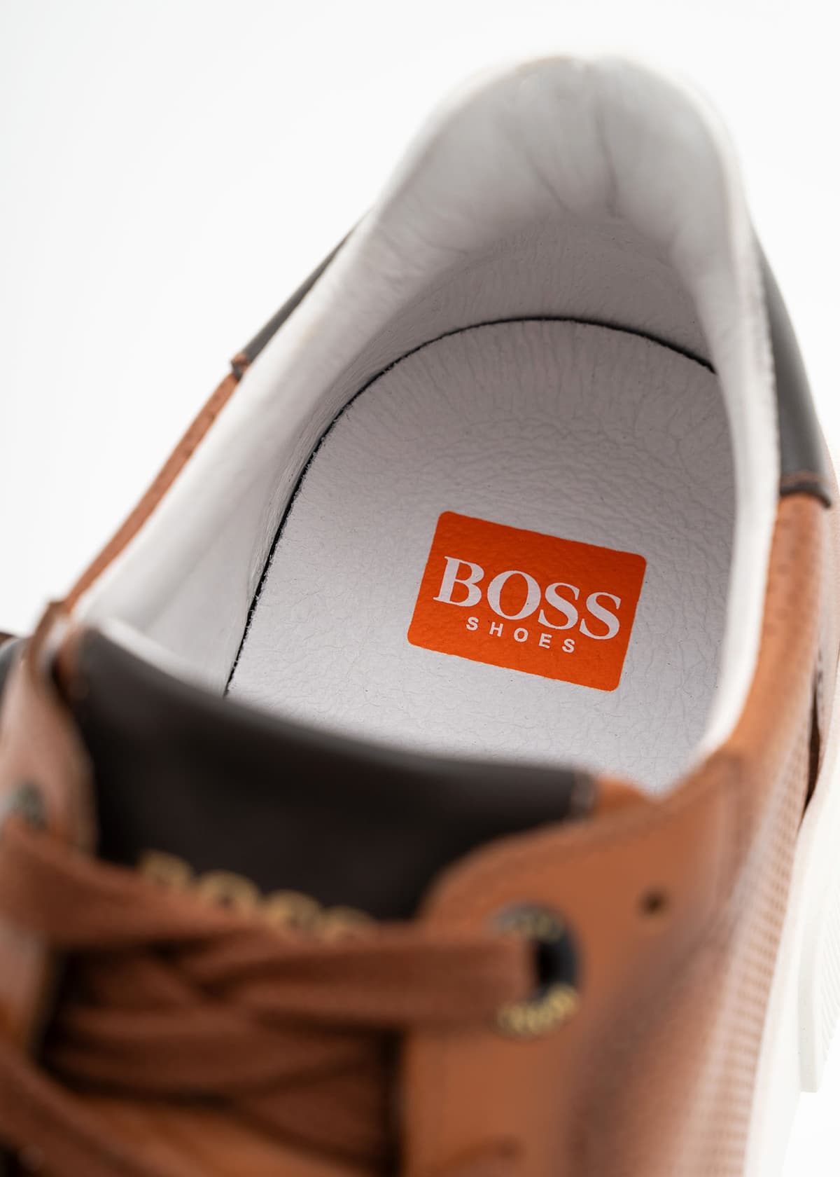 Men's Sneakers Boss Shoes Brown