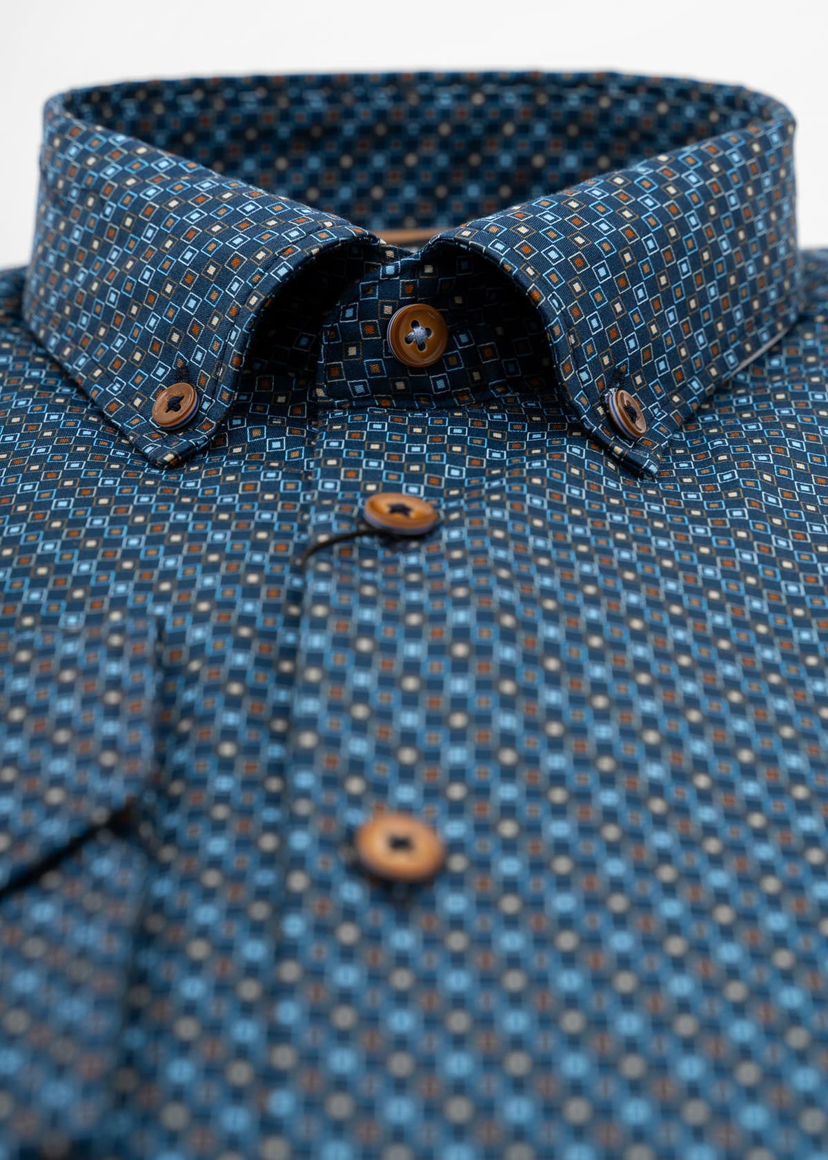 Men's Shirts Bugatti Sportswear Blue